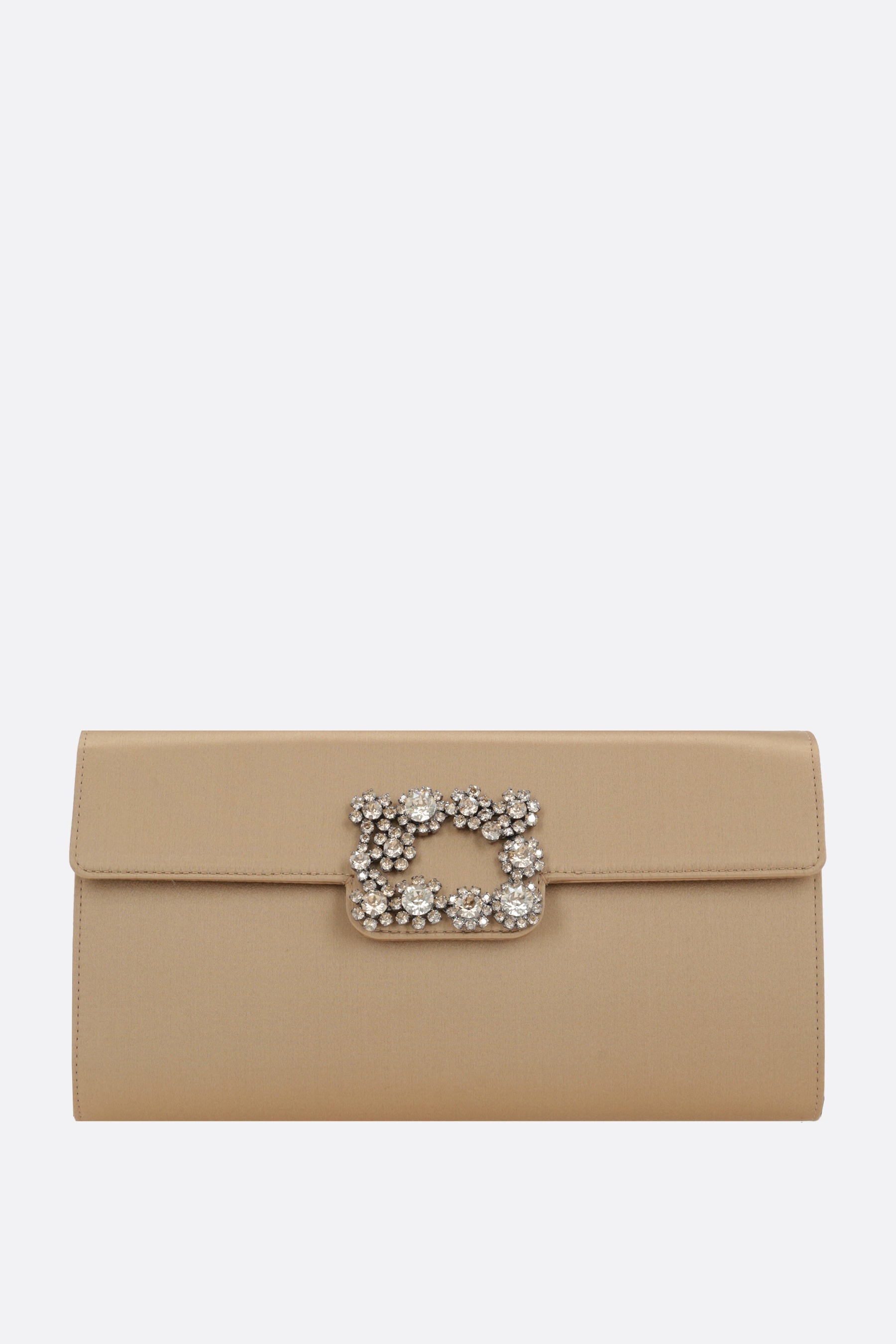 Efflorescence satin clutch