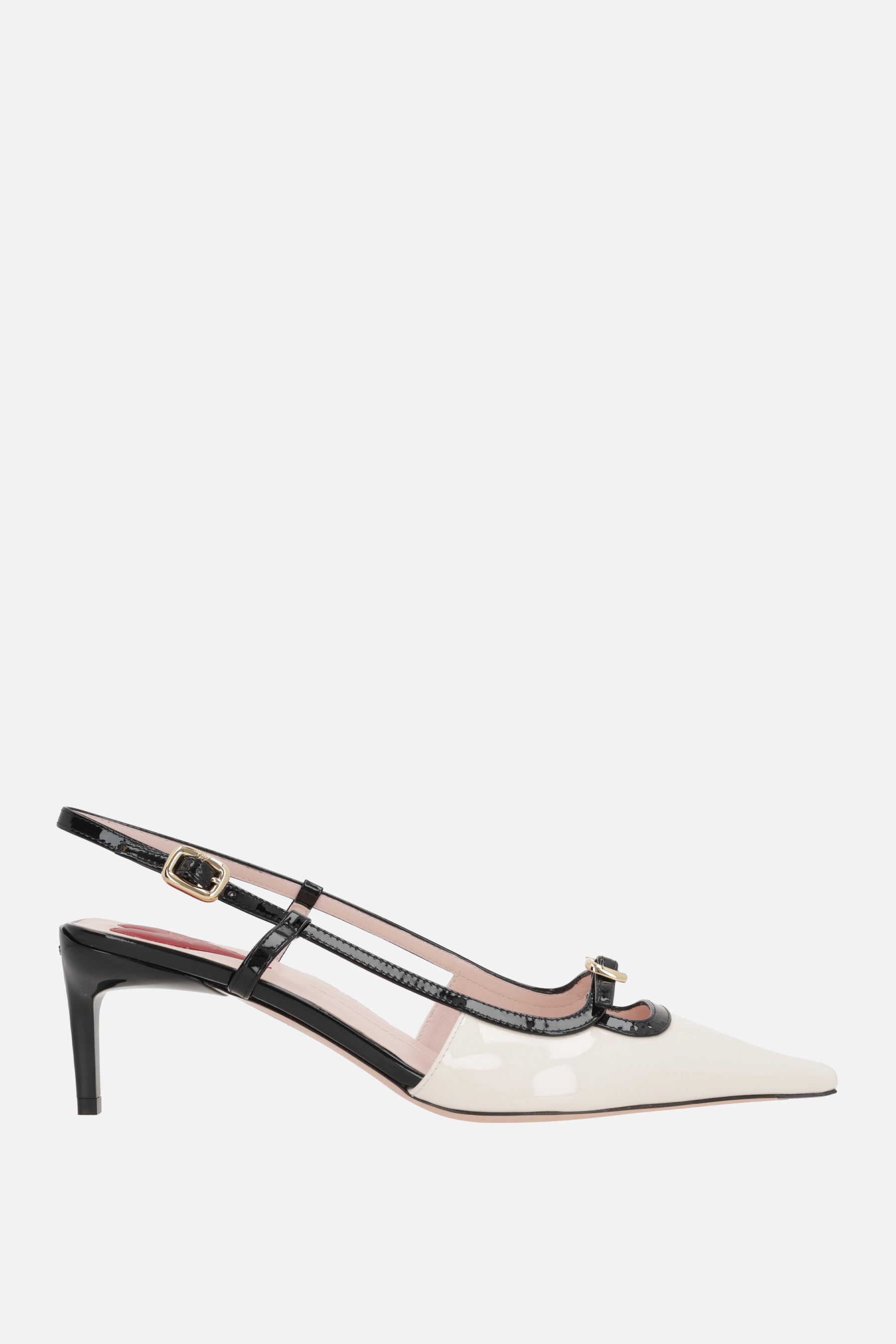 Viv' Canard slingbacks in patent leather