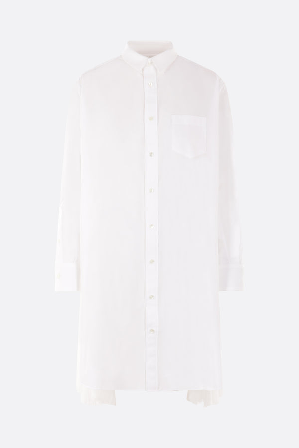 poplin mini dress