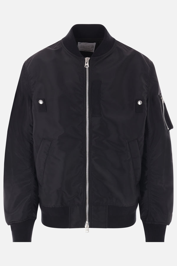 twill bomber jacket