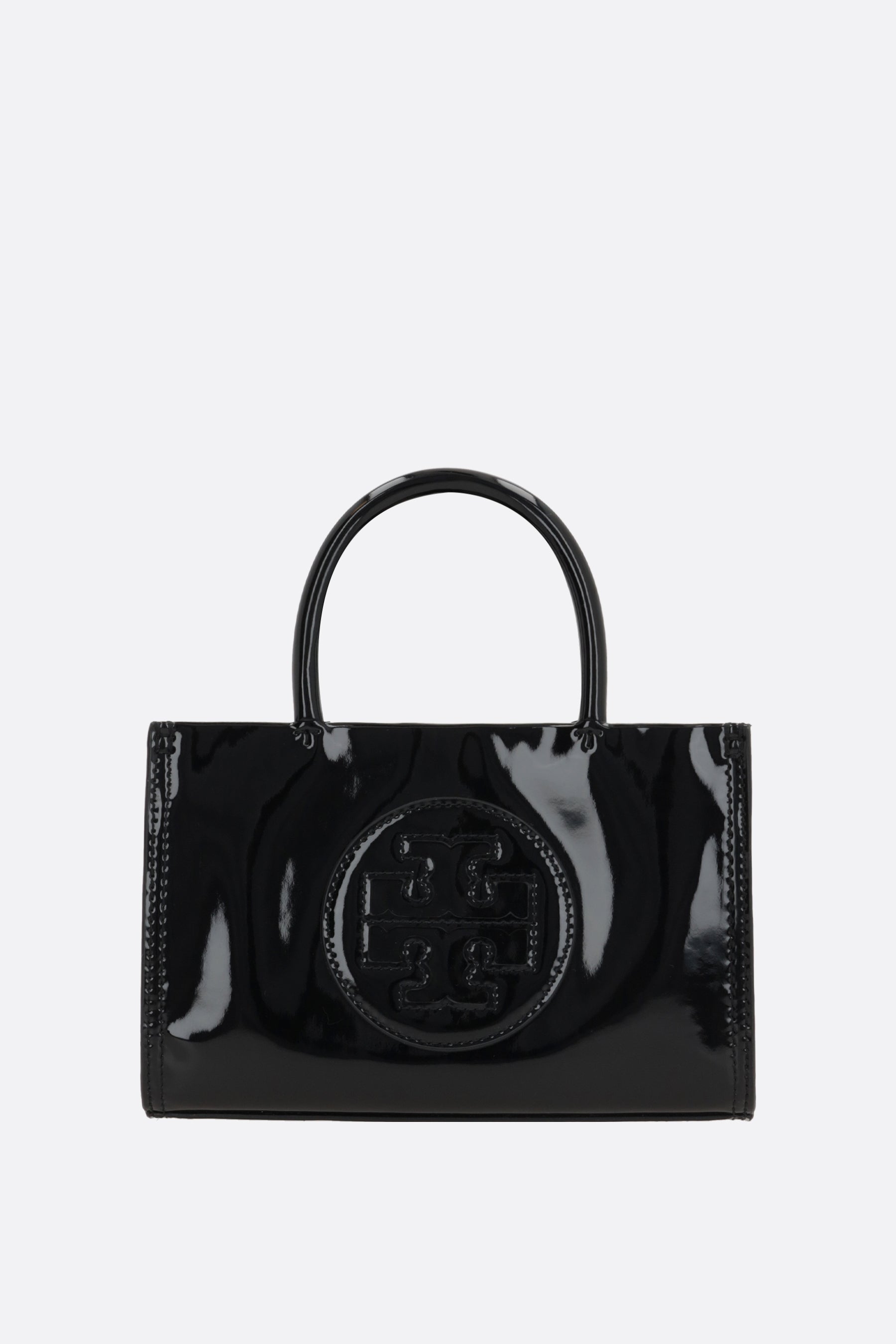 Ella Bio Patent mini tote bag