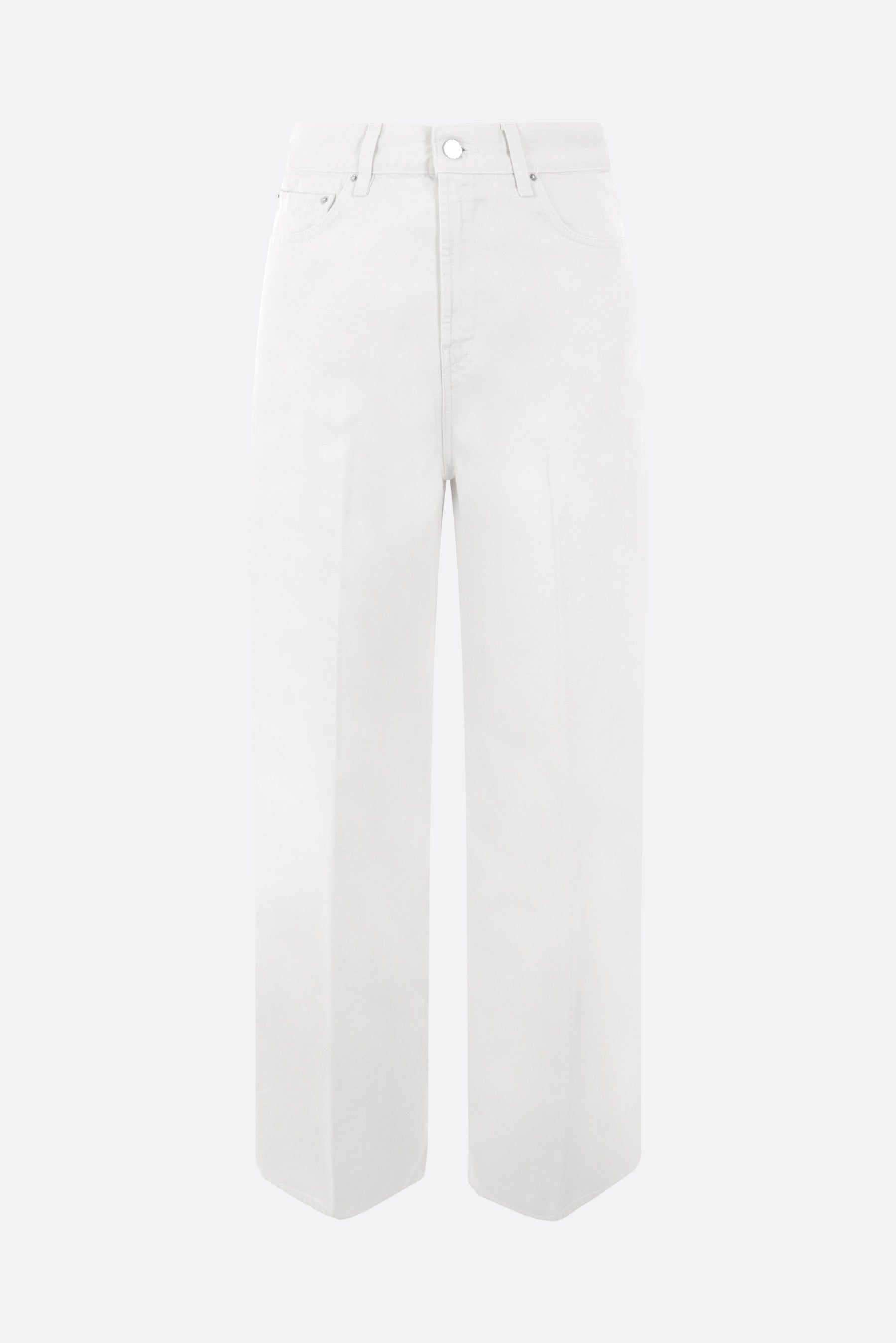 wide-leg jeans in organic cotton
