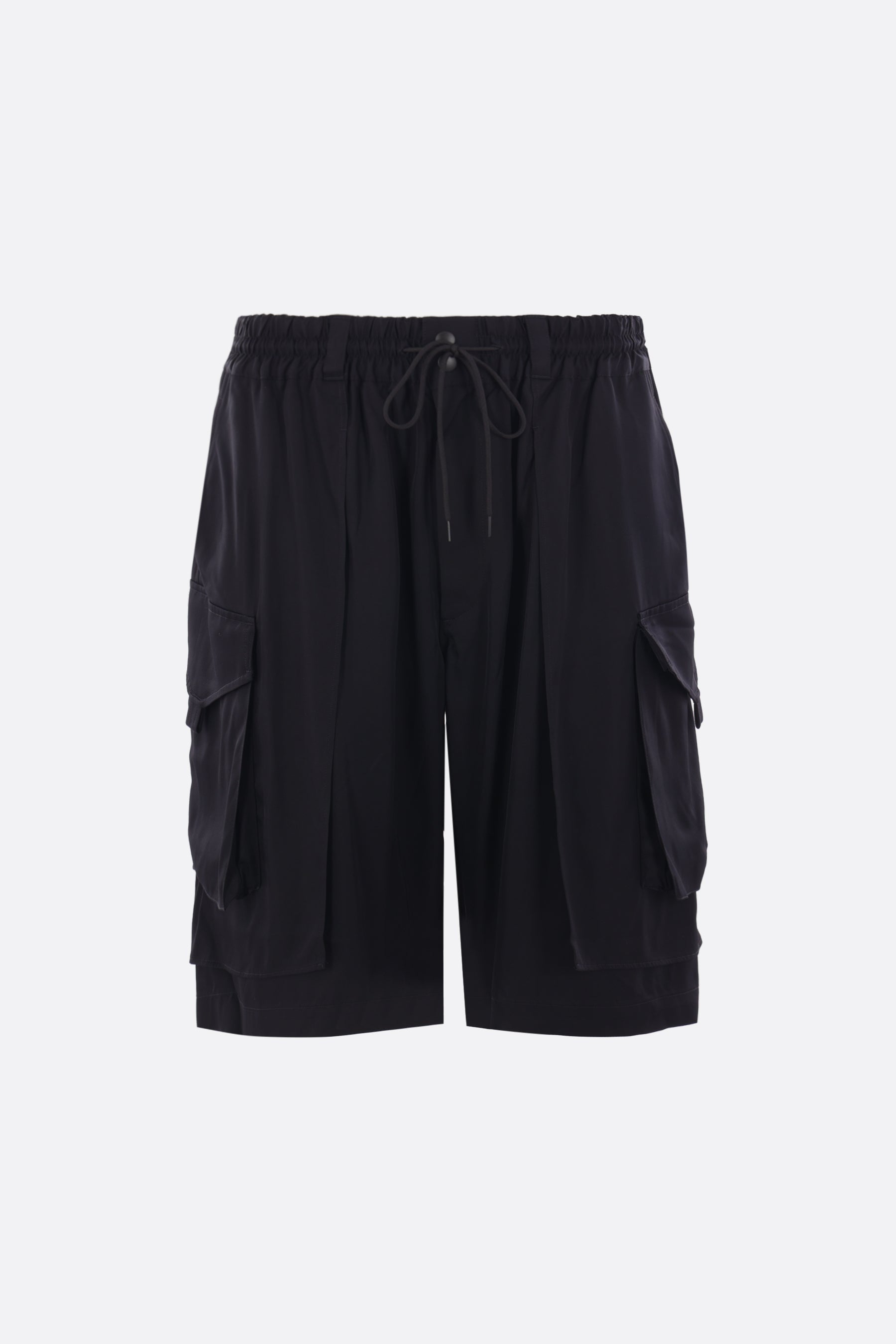 Y-3 Rayon shorts in twill