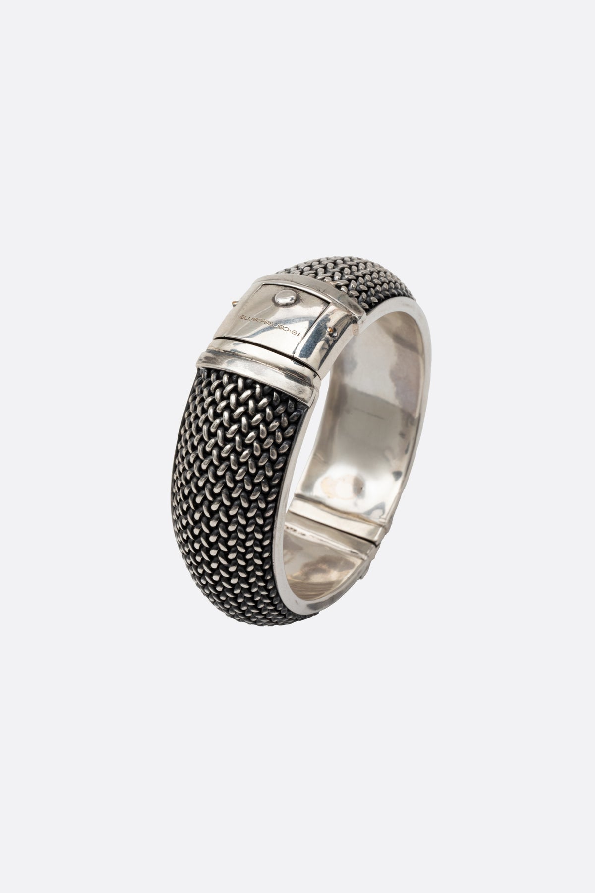 Chicco Riso bangle bracelet in silver