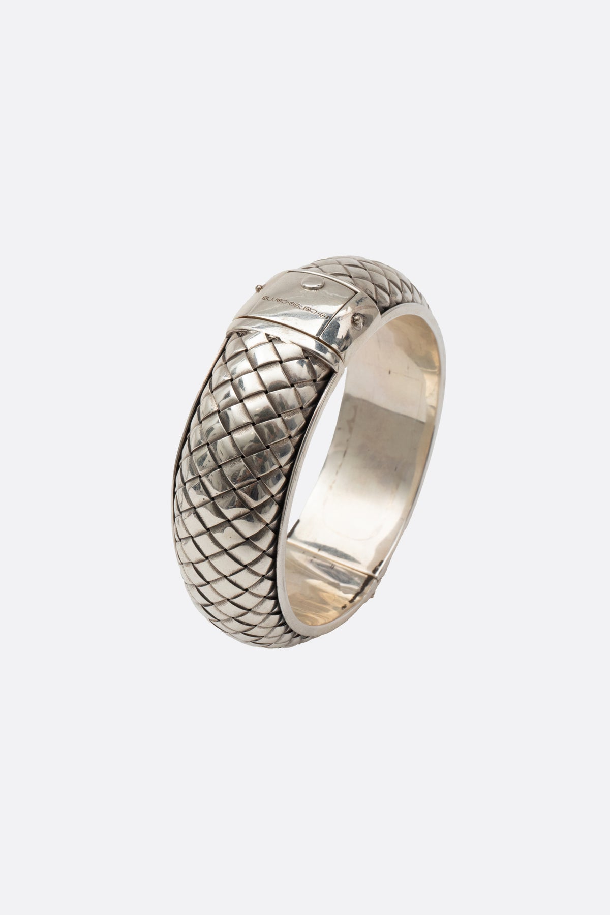 Intreccio bangle bracelet in silver