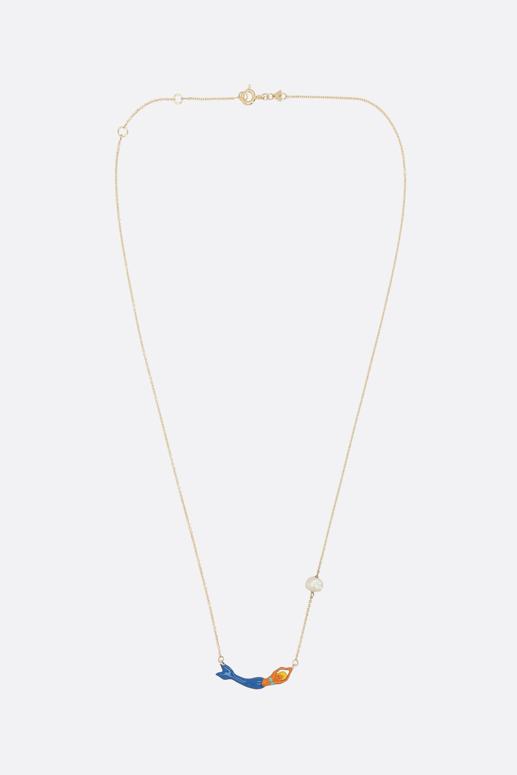 Memaid Perla necklace in yellow gold