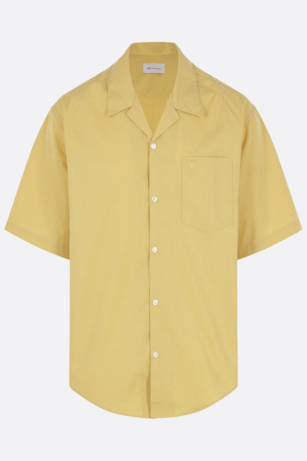 Ami de Coeur bowling shirt in poplin