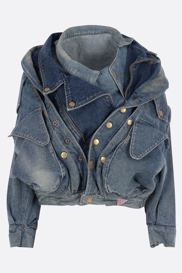 Triple jacket in denim