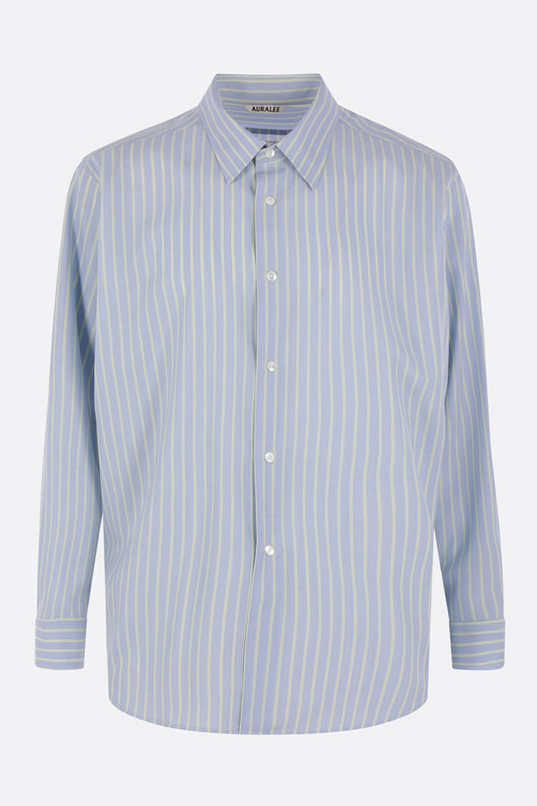 striped wool shirt
