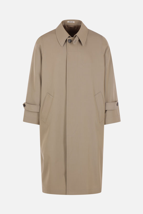gabardine overcoat