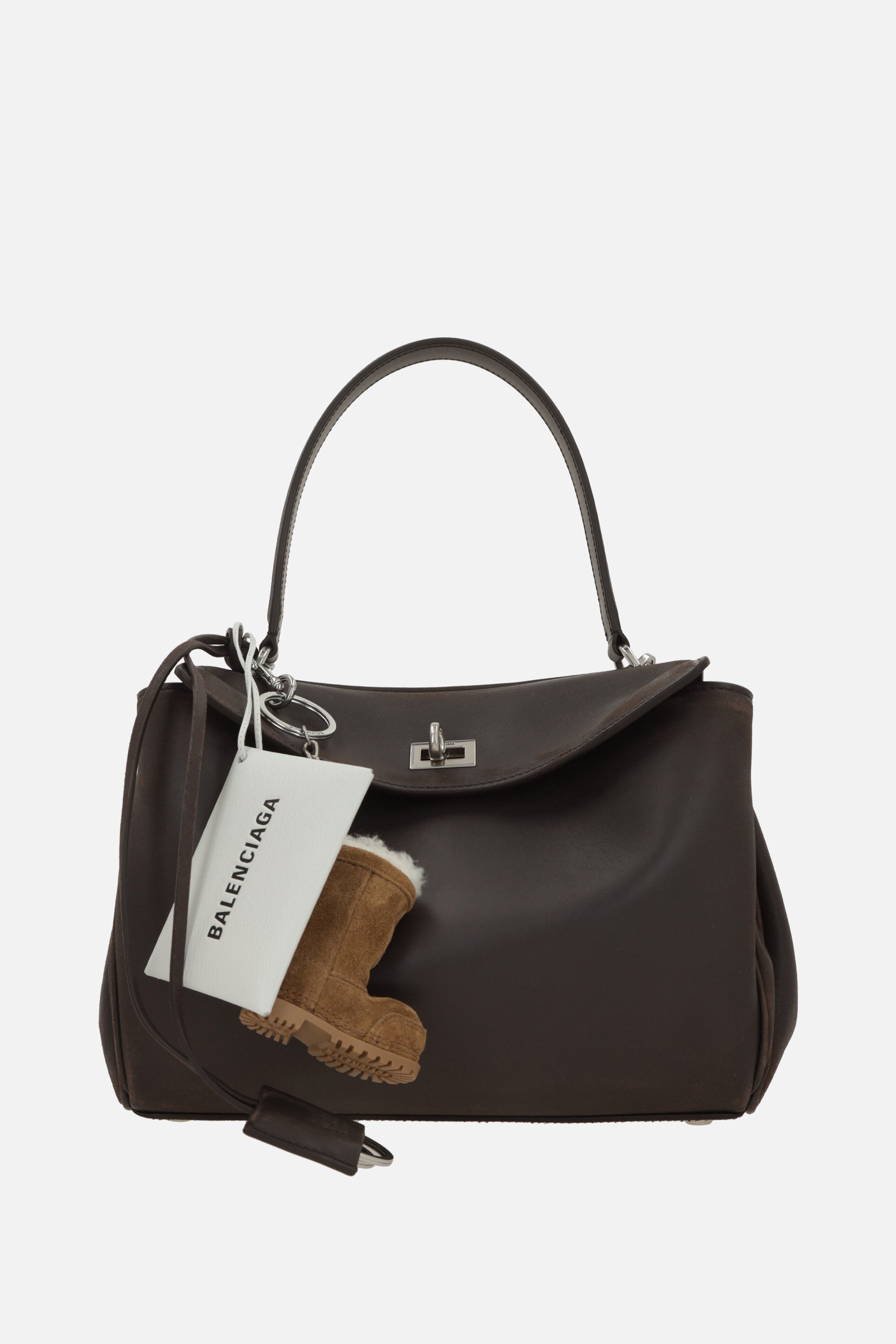 Rodeo small handbag in vintage leather