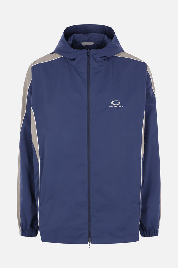 giacca tracksuit in raso tecnico