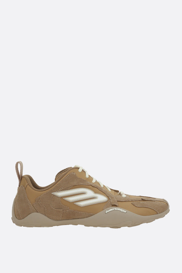 Monday Ultra sneakers in nylon and corduroy