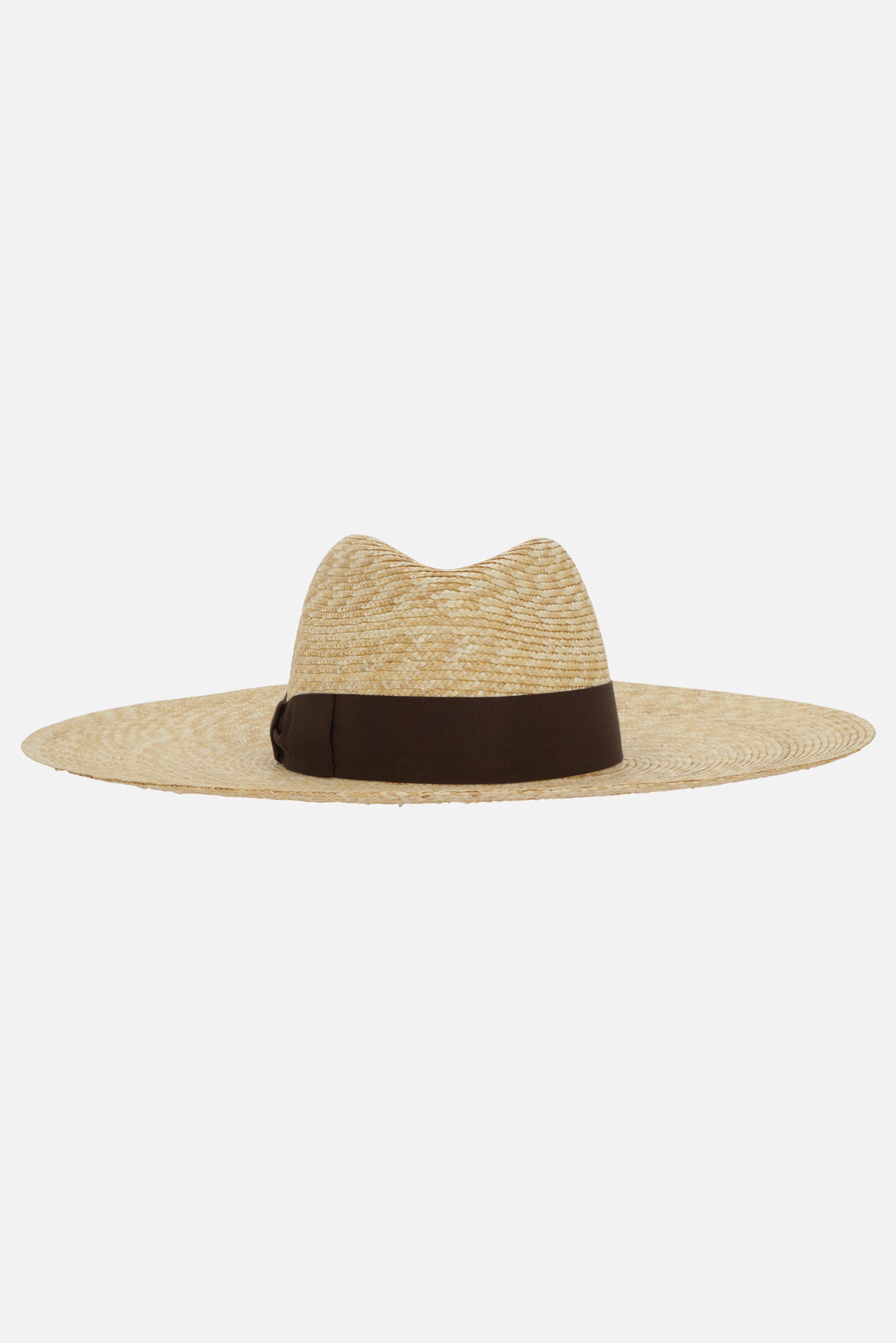 Sophie wide-brim hat in straw