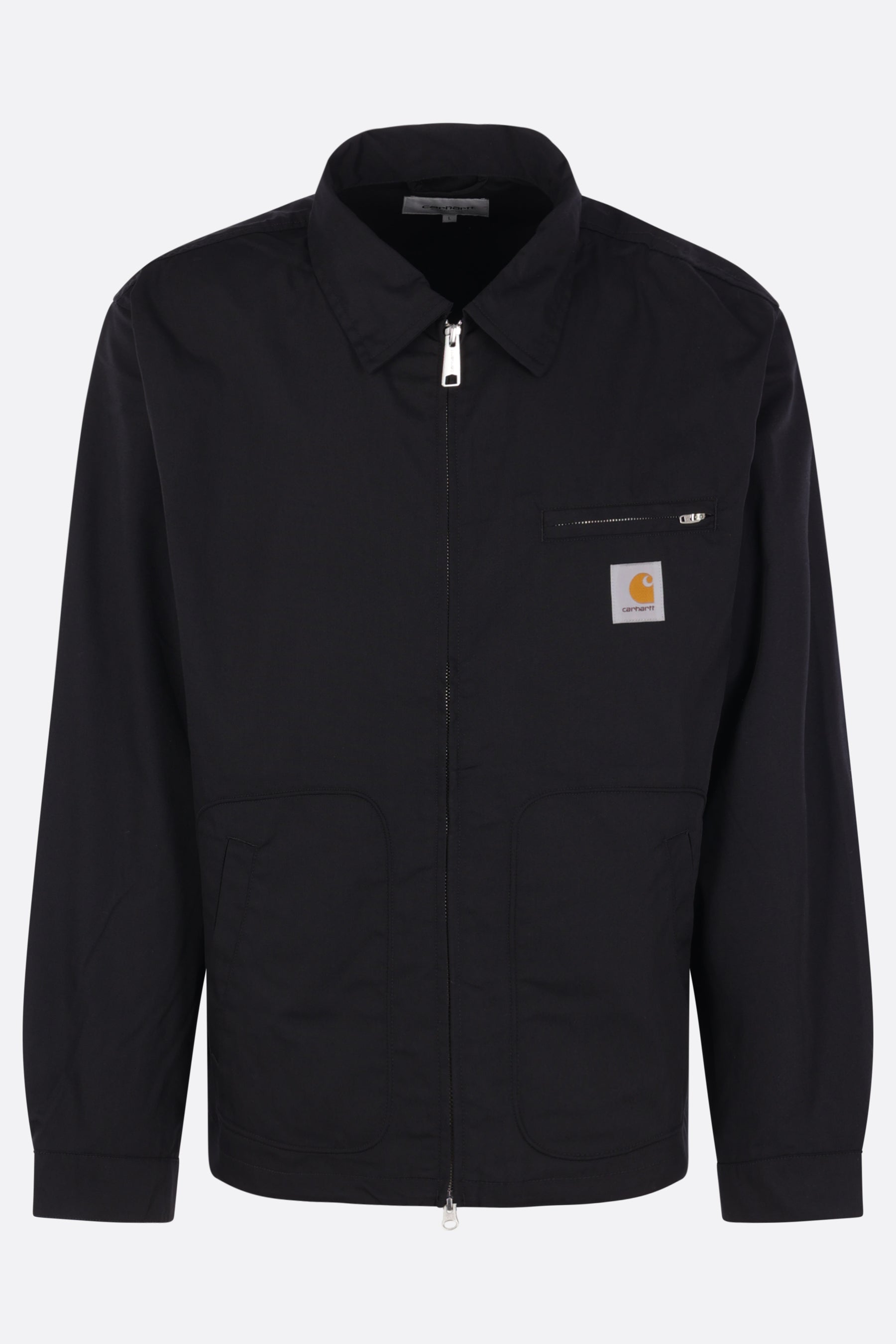 Postal jacket in cotton blend