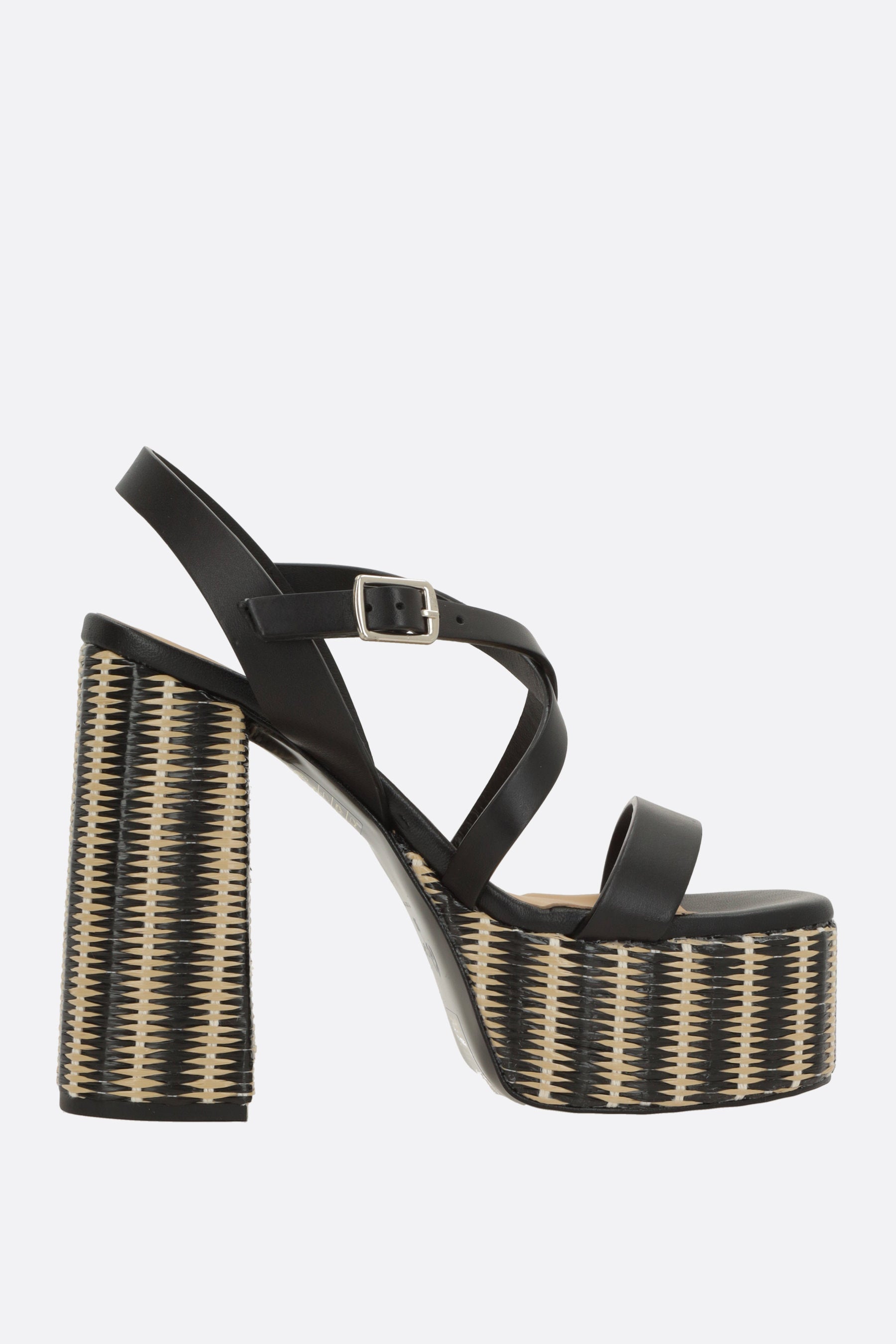 Felisa platform sandals in smooth leather