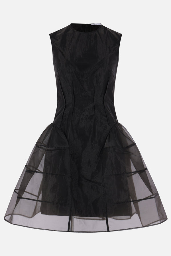 CBclaudie sleeveless mini dress in Liquid Myrtia