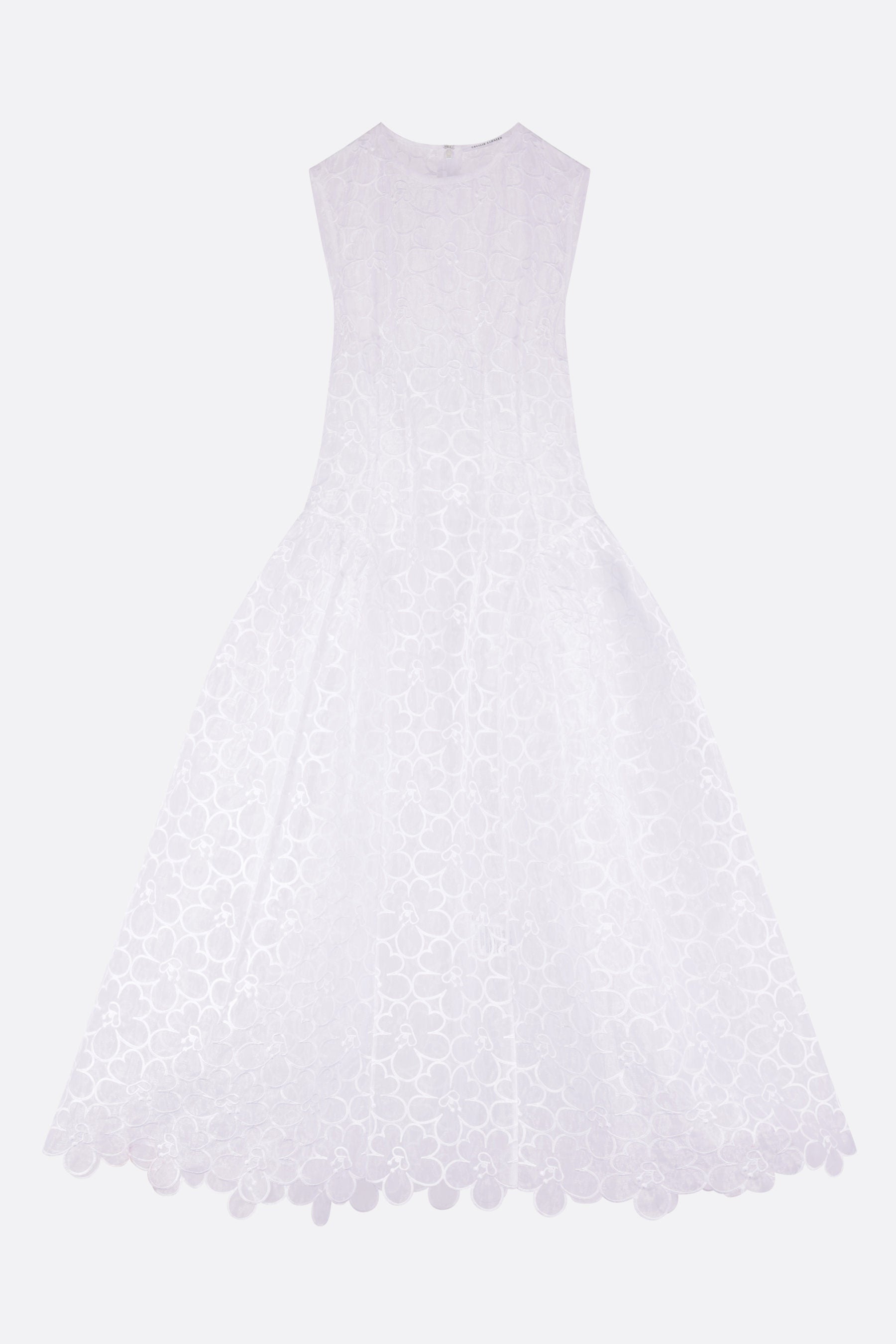 CBcate sleeveless dress in embroidered organza