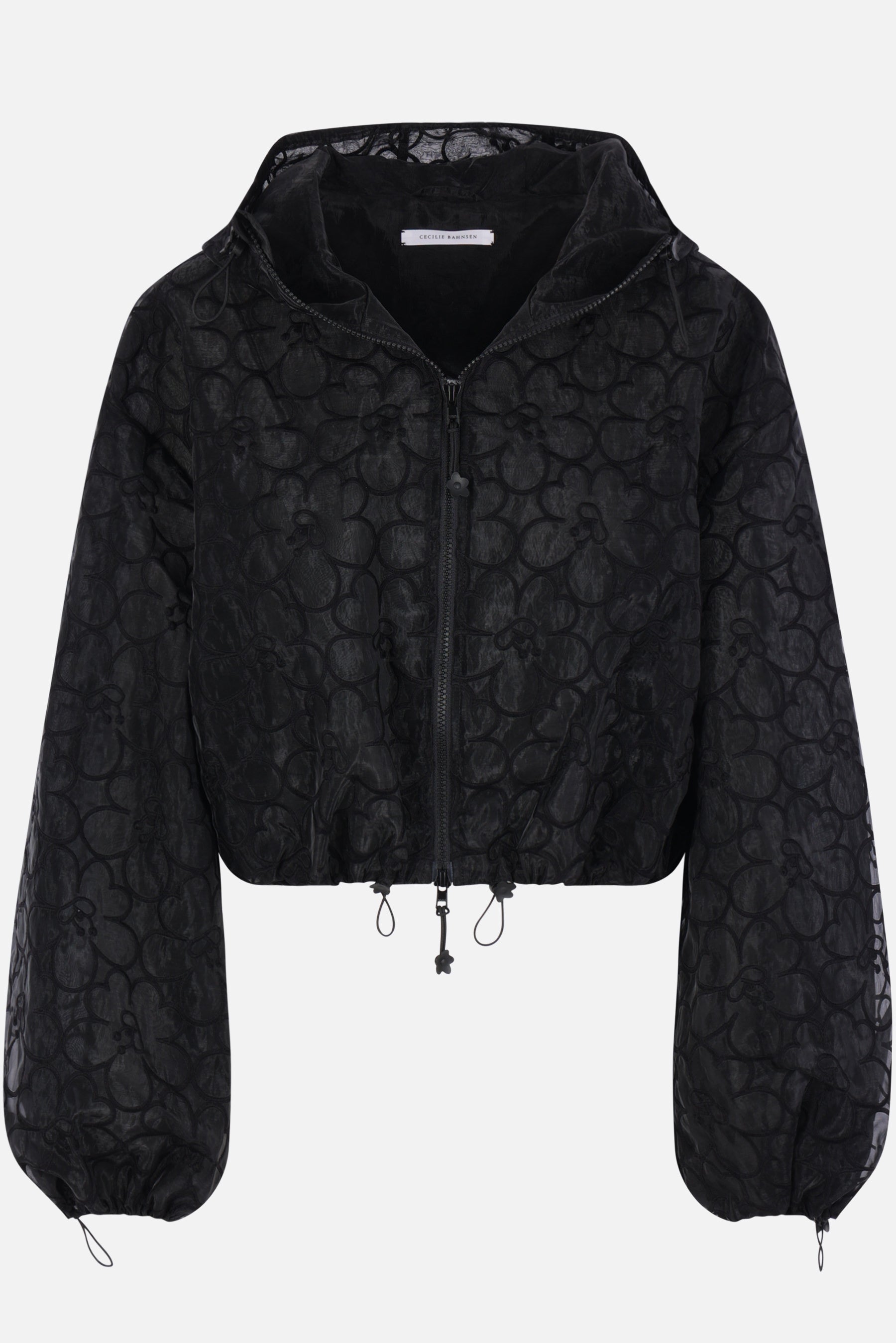 CBaisha cropped jacket in embroidered organza