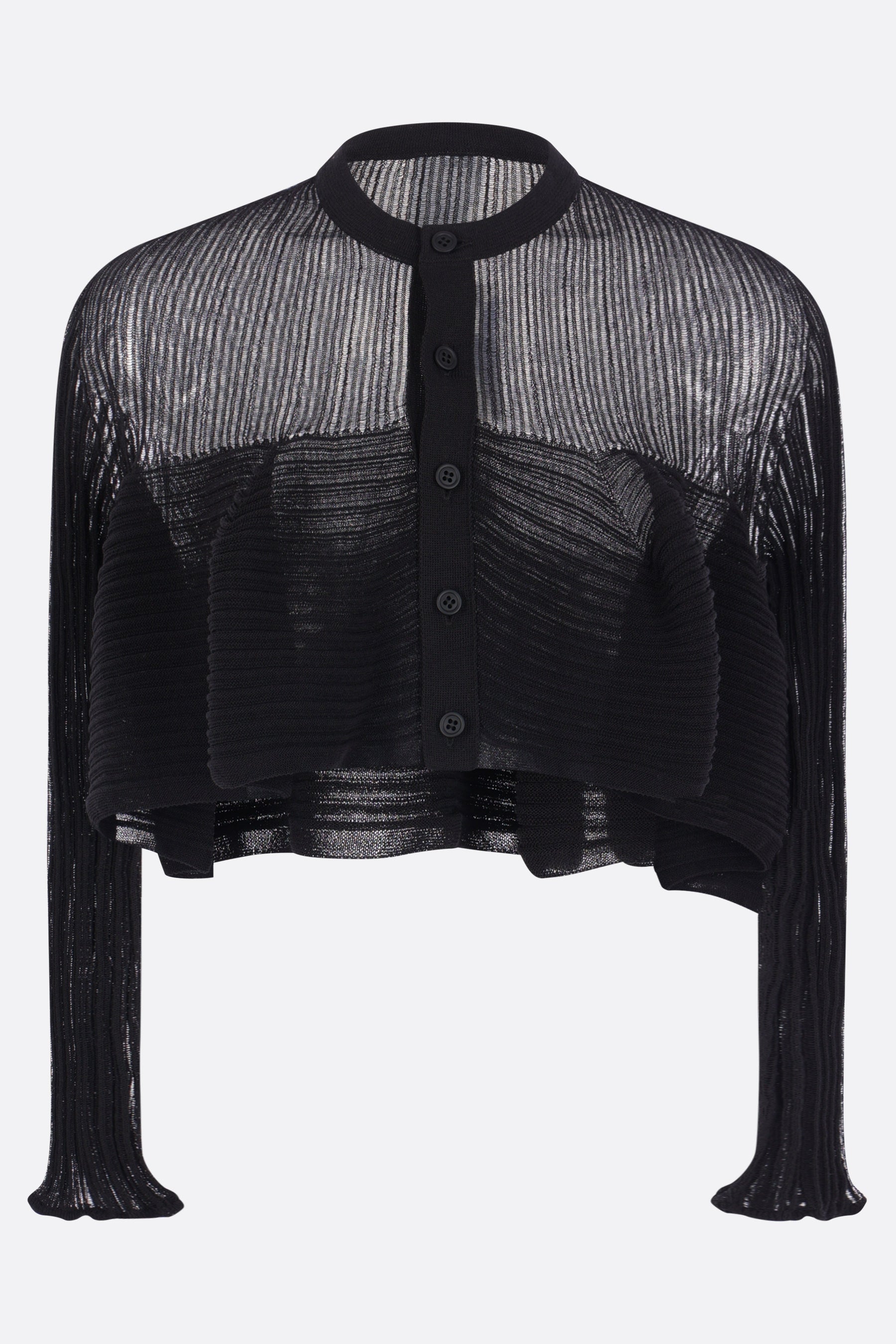cardigan cropped Pottery in maglia a coste