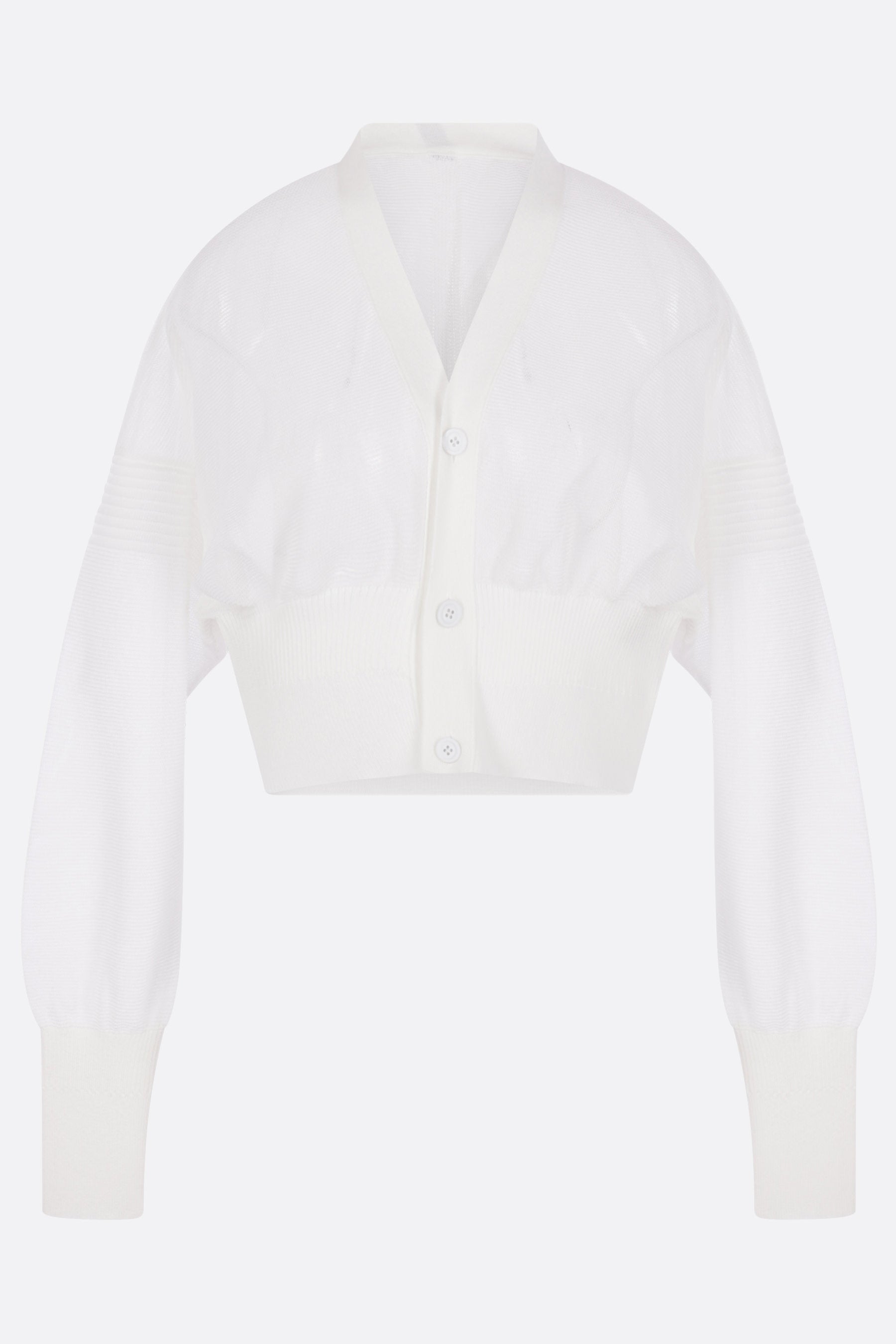 cardigan cropped Garter Lucent in misto cotone