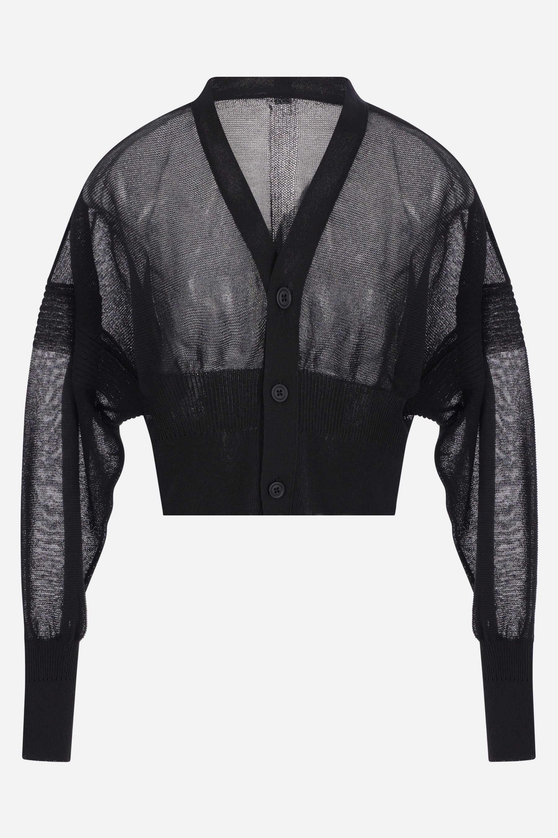 cardigan cropped Garter Lucent in misto cotone