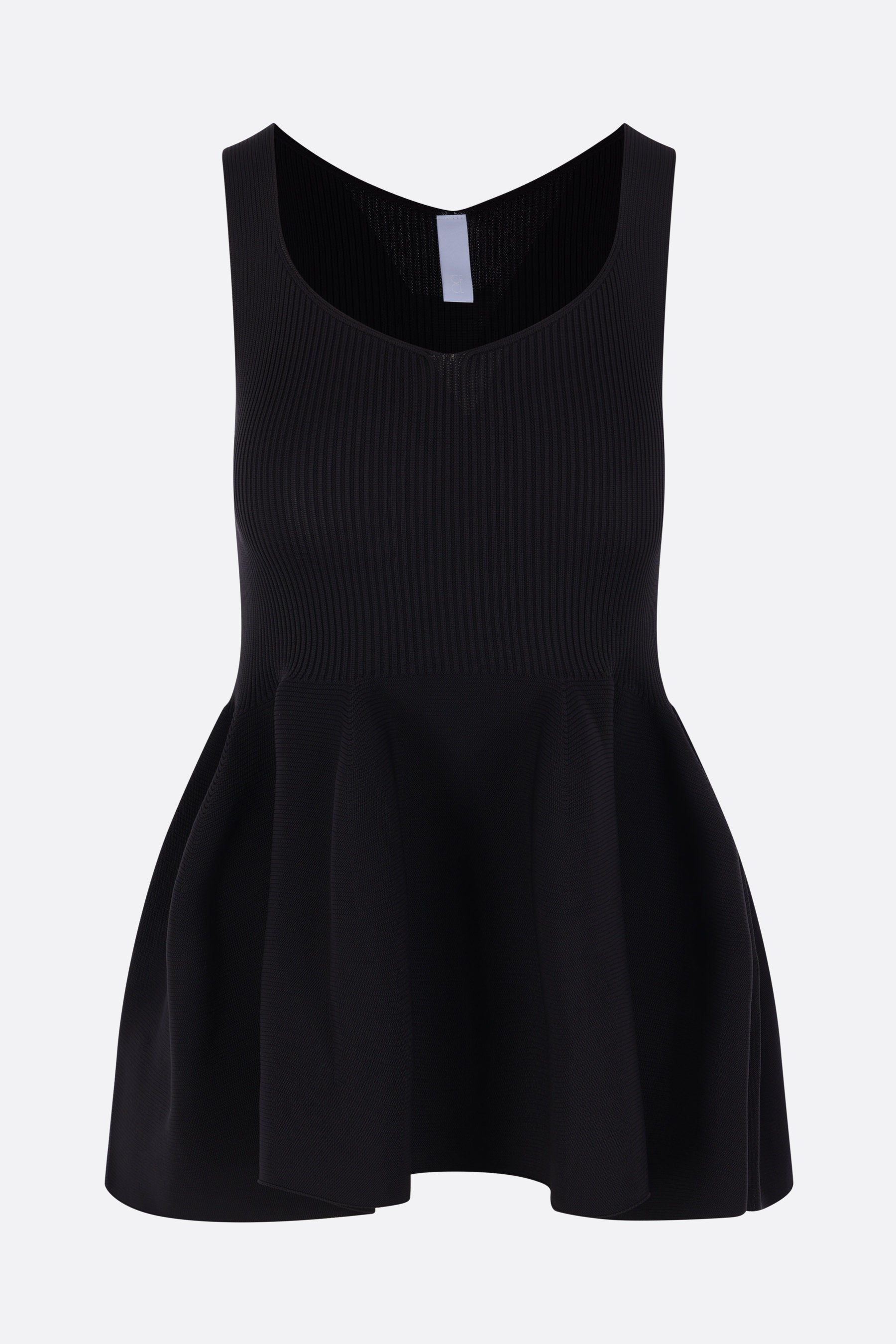 Pottery sleeveless top in knit