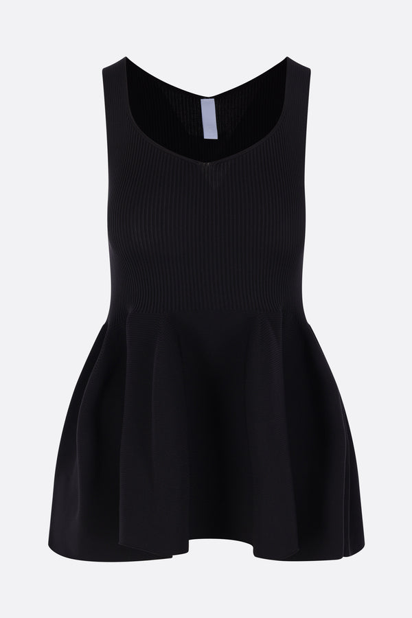 Pottery sleeveless top in knit