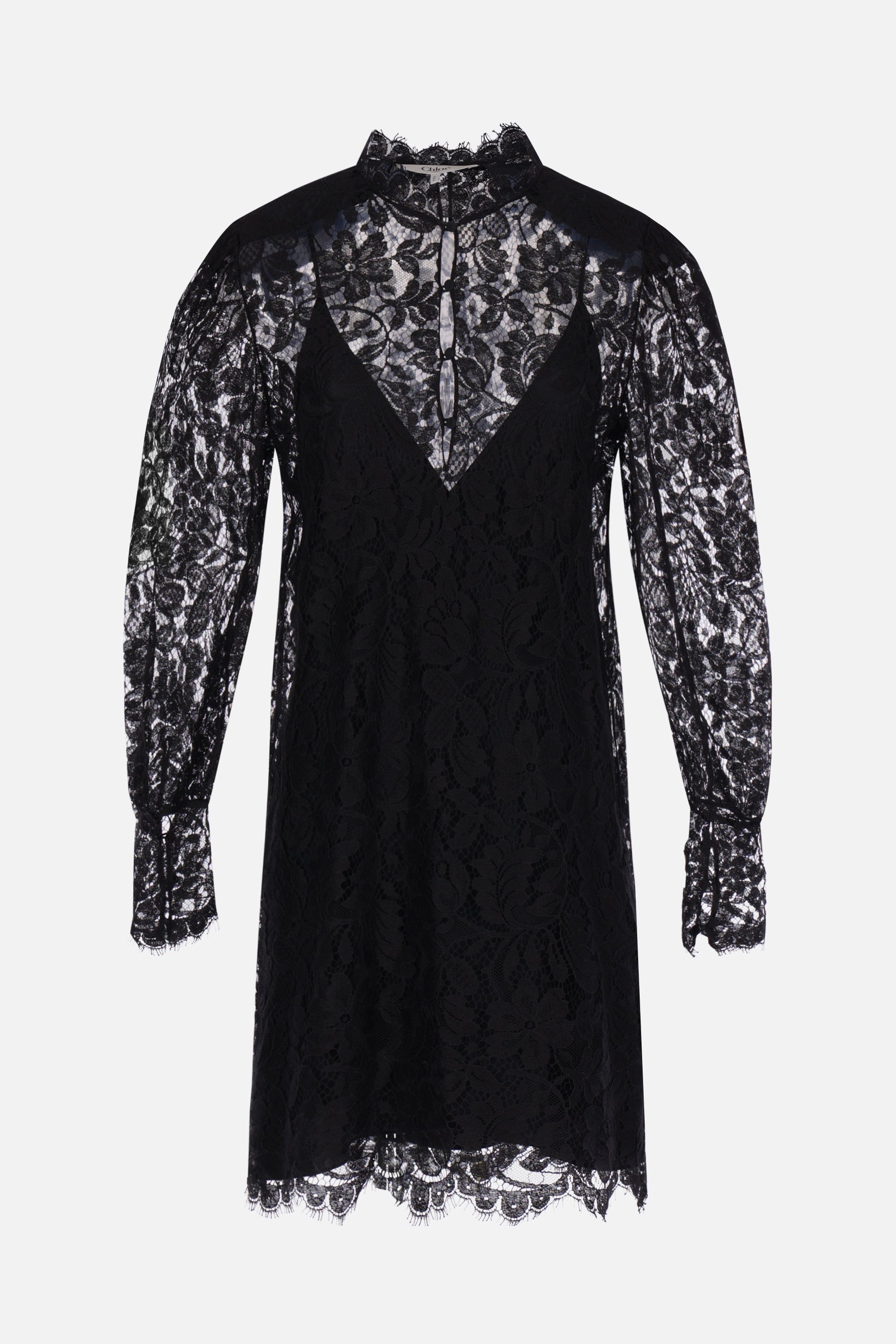 lace mini dress