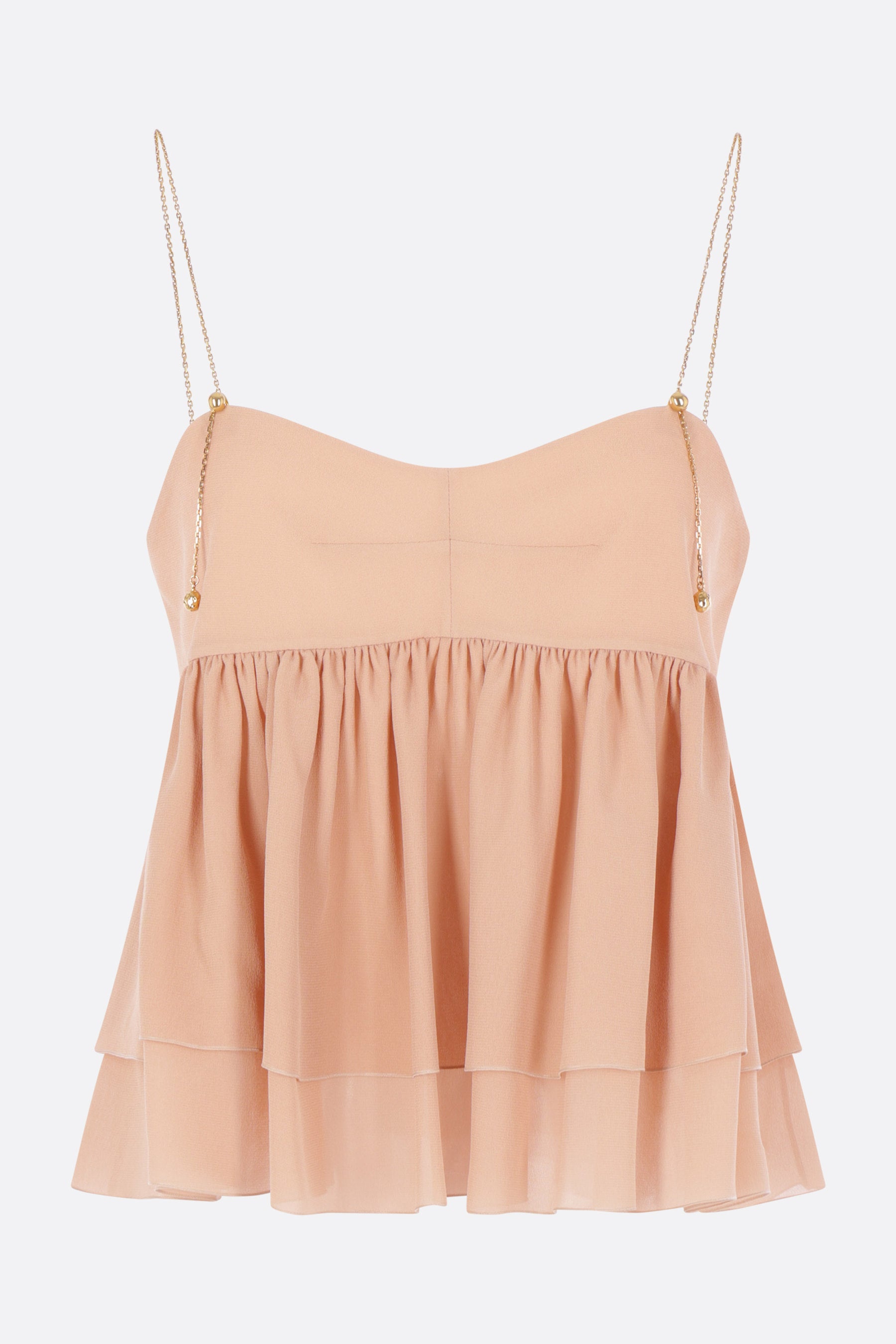 georgette ruffle top