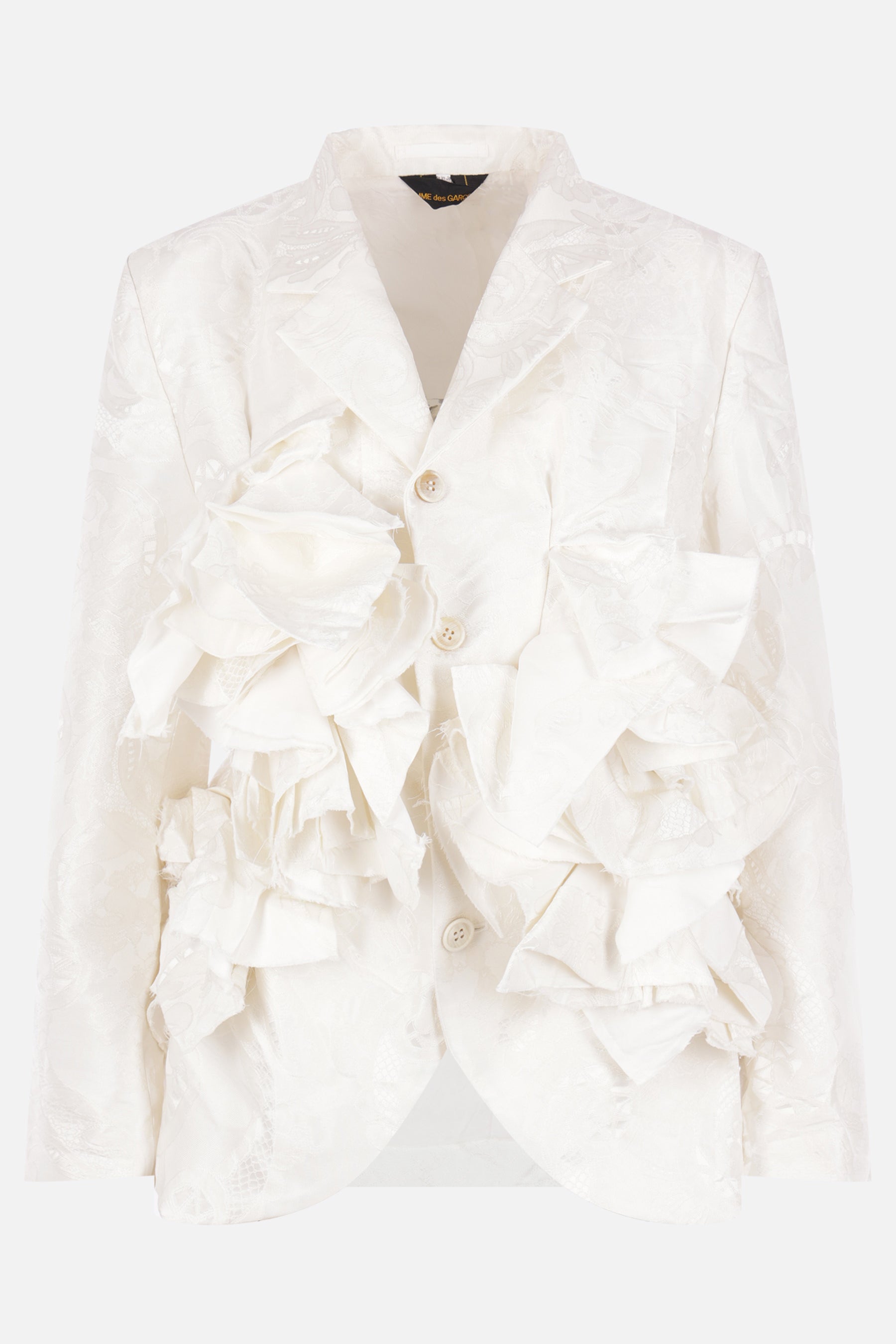 single-breasted jacket in jacquard