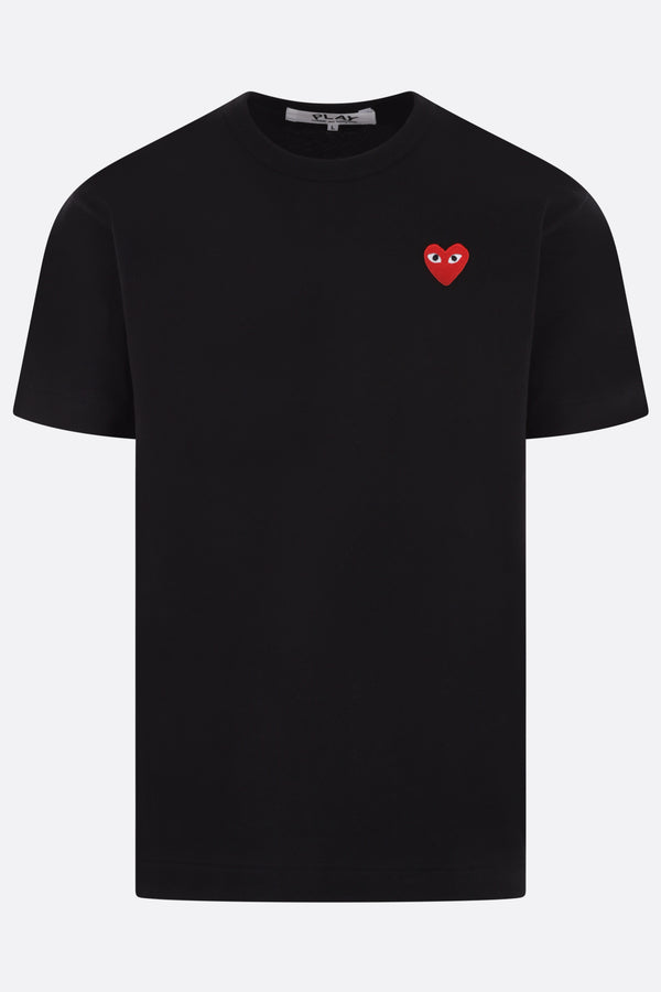 cotton t-shirt with Heart patch