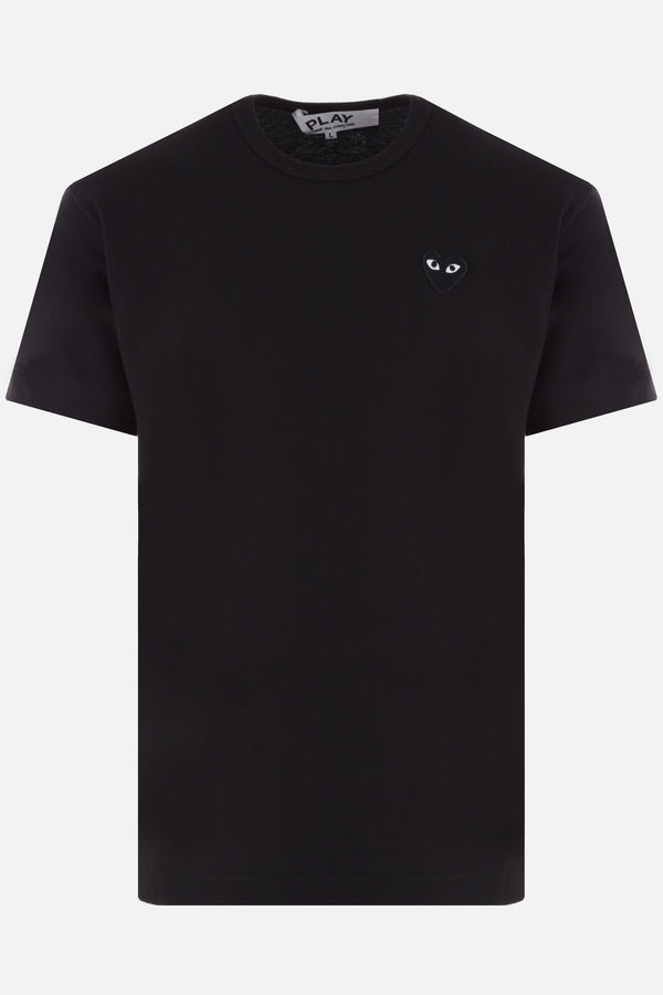 cotton t-shirt with Heart patch