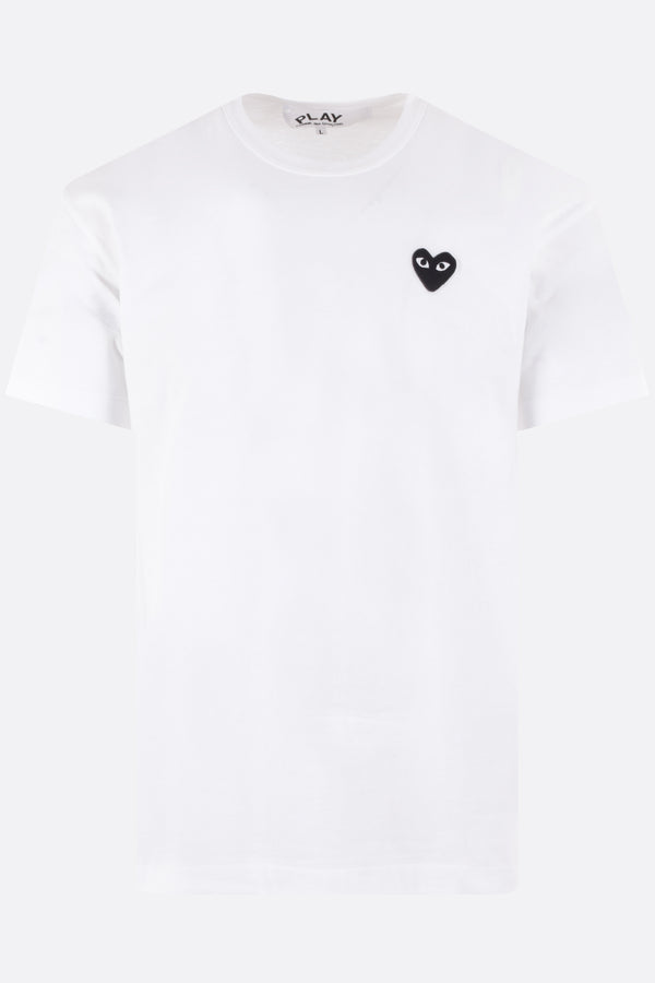 cotton t-shirt with Heart patch