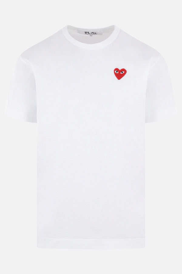 cotton t-shirt with Heart patch
