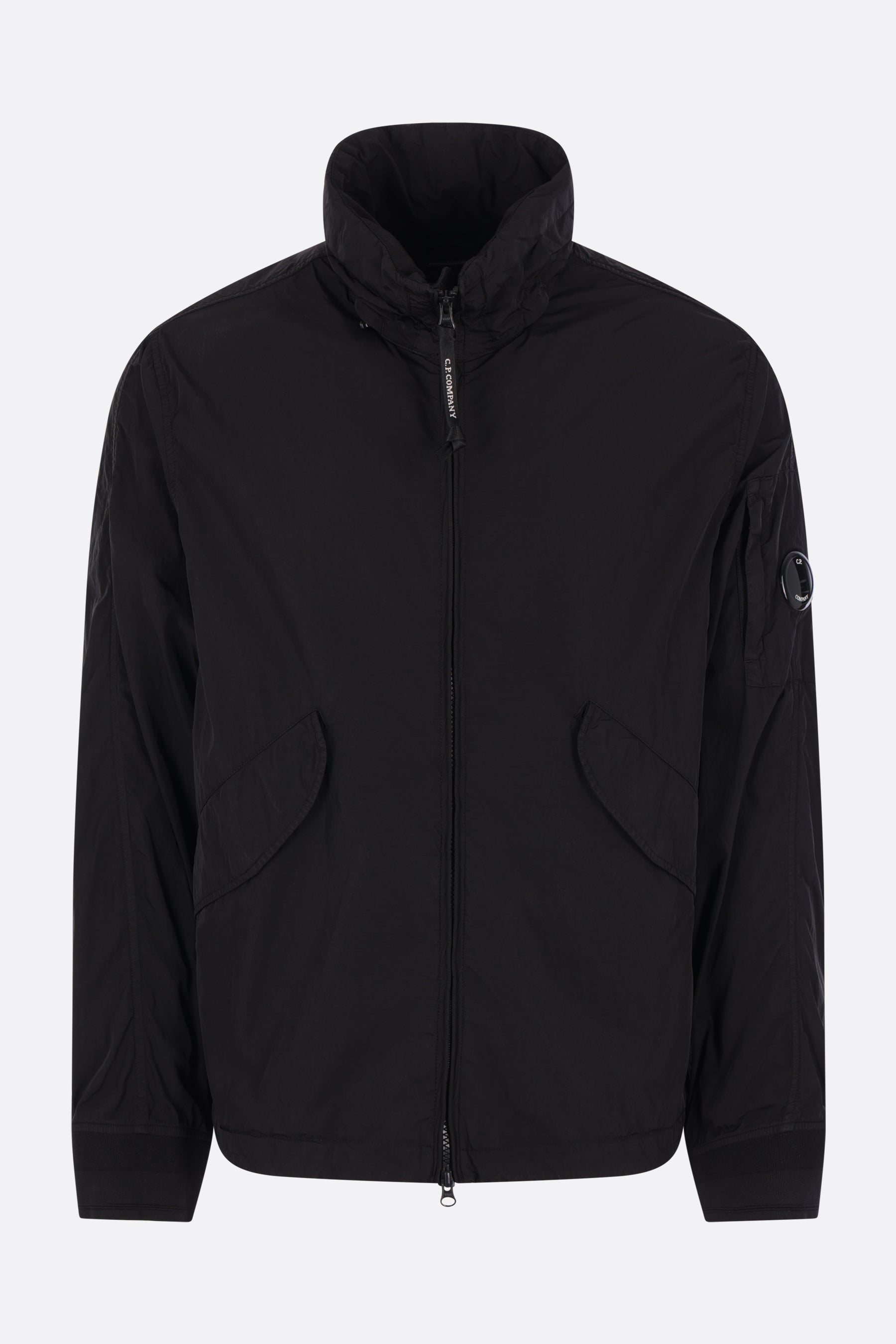 Goggle windbreaker in Chrome-R