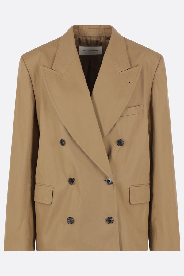 Bosea double-breasted jacket in twill