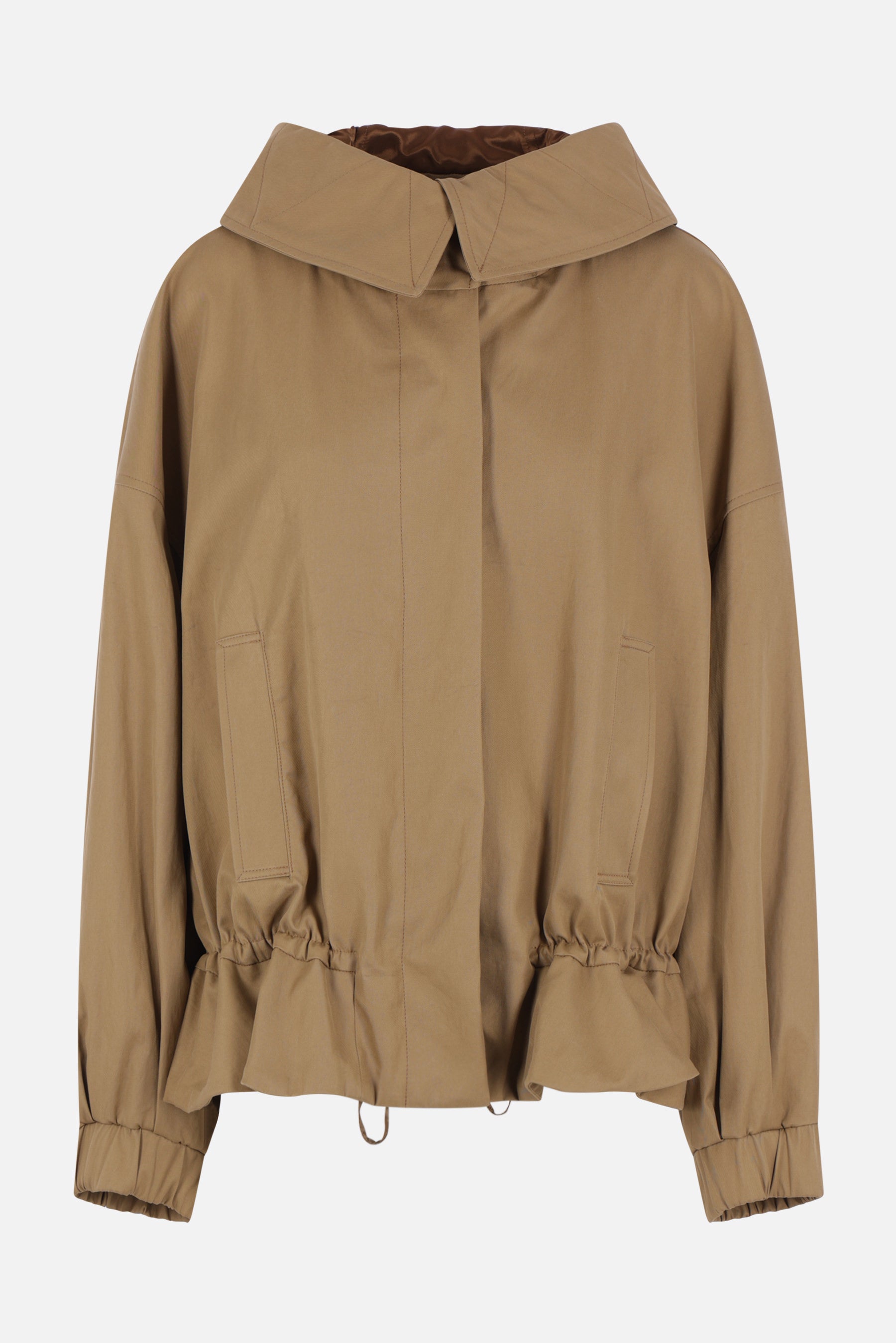 Villas oversized bomber jacket in twill