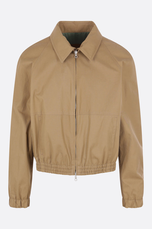 Vinnys reversible jacket in gabardine and twill