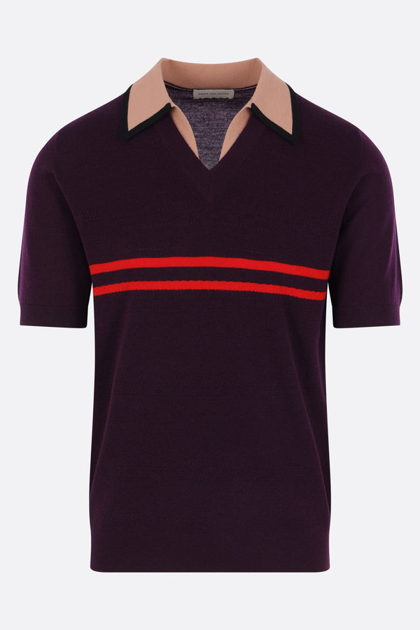 Molar polo shirt in wool blend