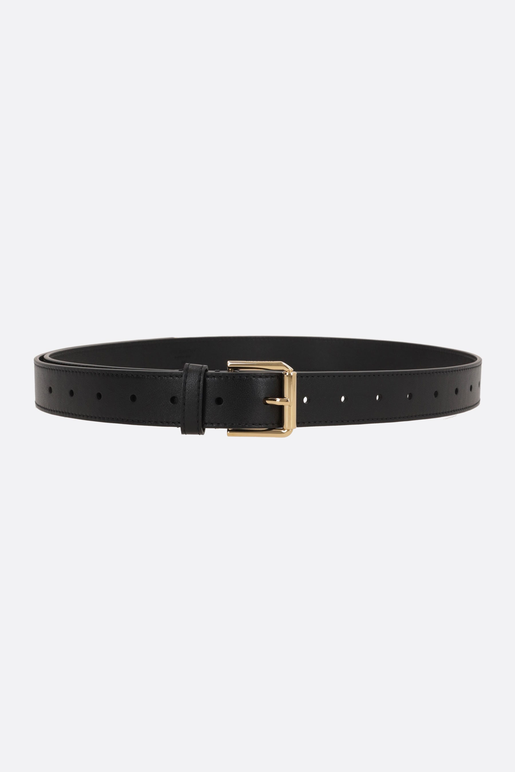 Voyou long belt in smooth leather