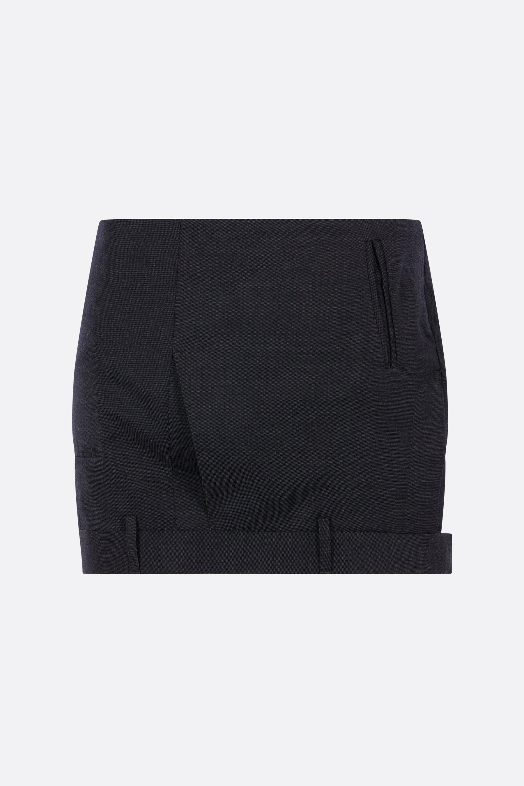 USD mini skirt in wool blend