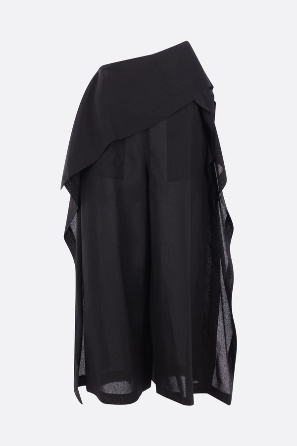 pantalone a gamba ampia All Squares in carta Washi