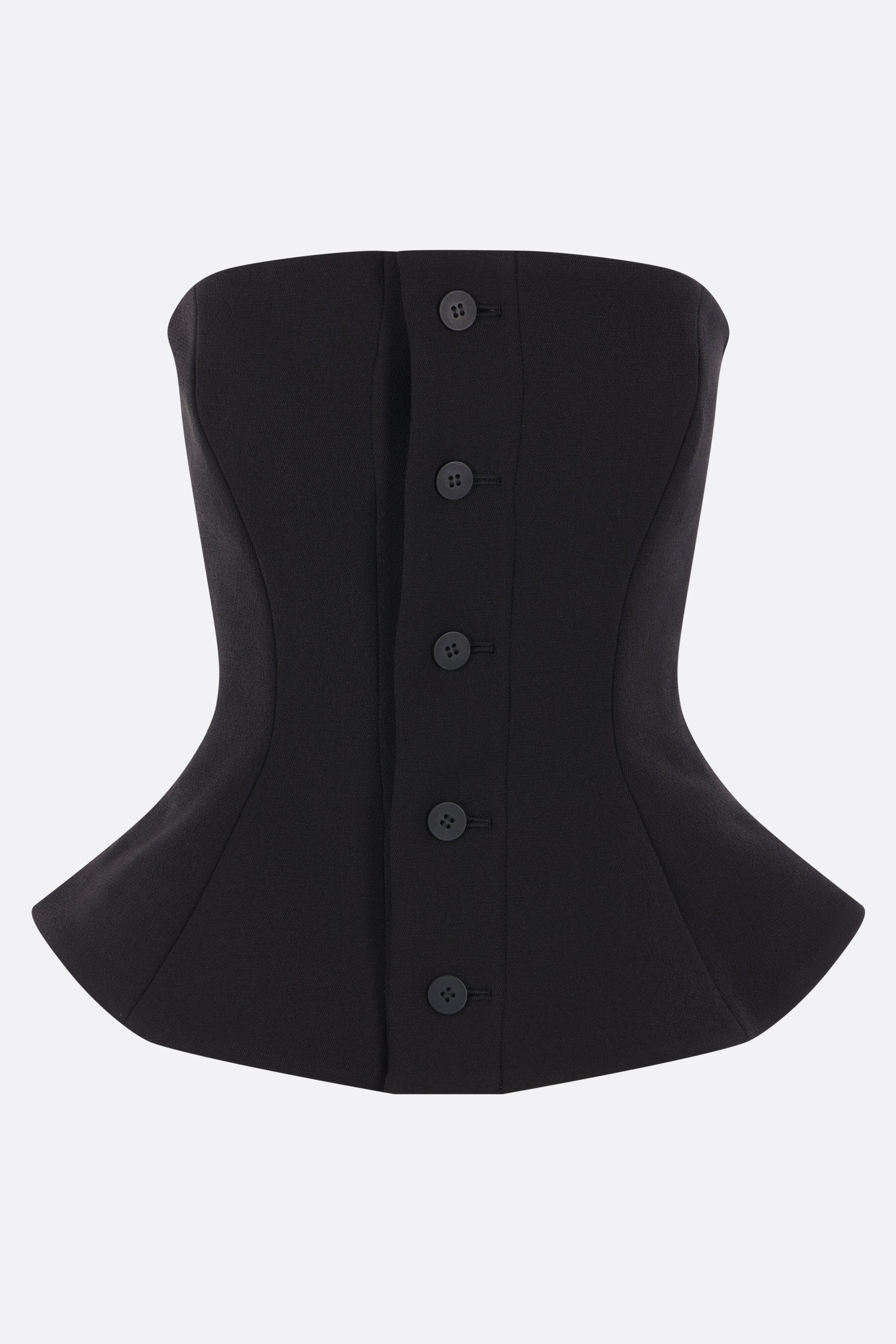 Arms bustier top in cotton blend