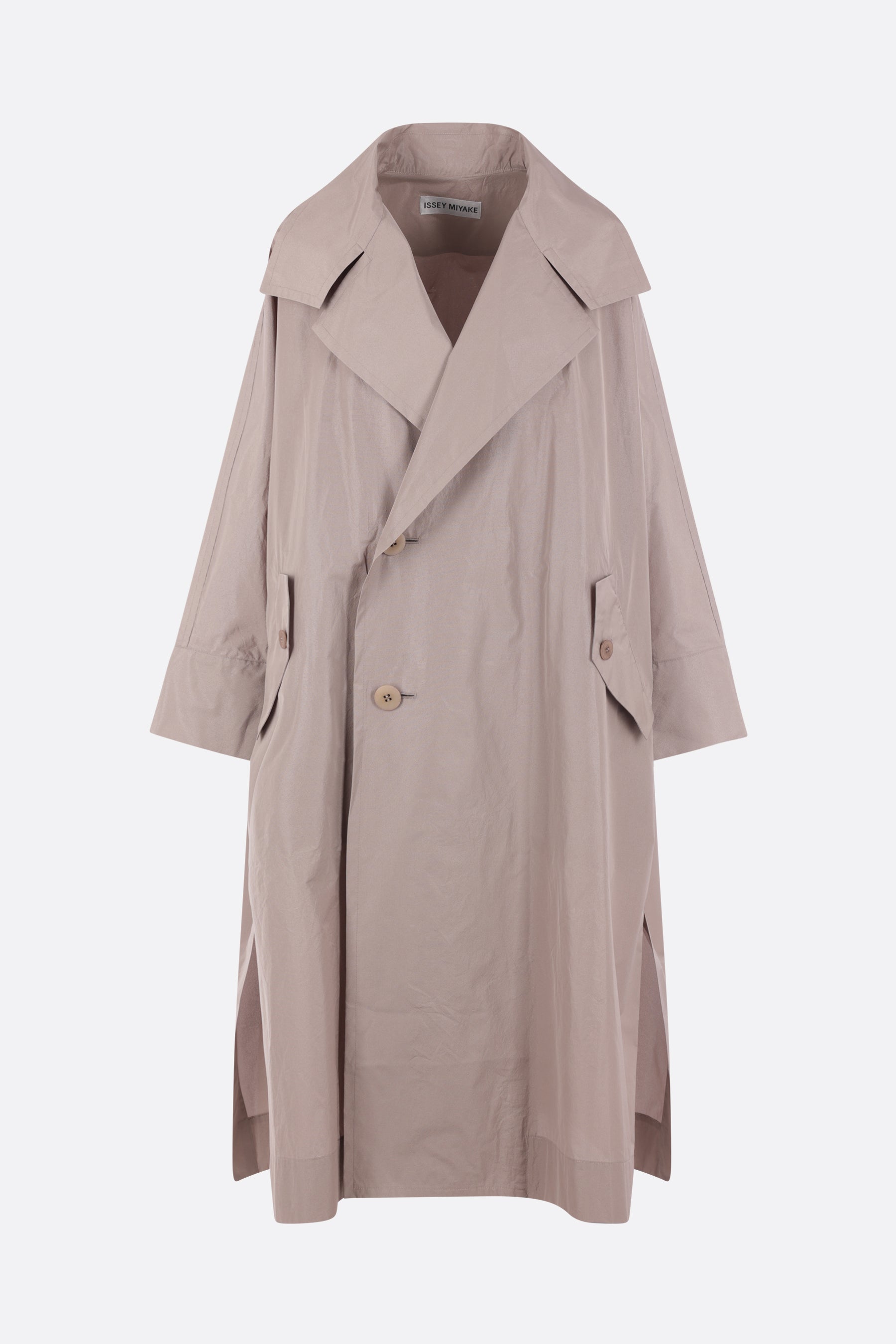 Akimbo oversized trench coat in taffeta