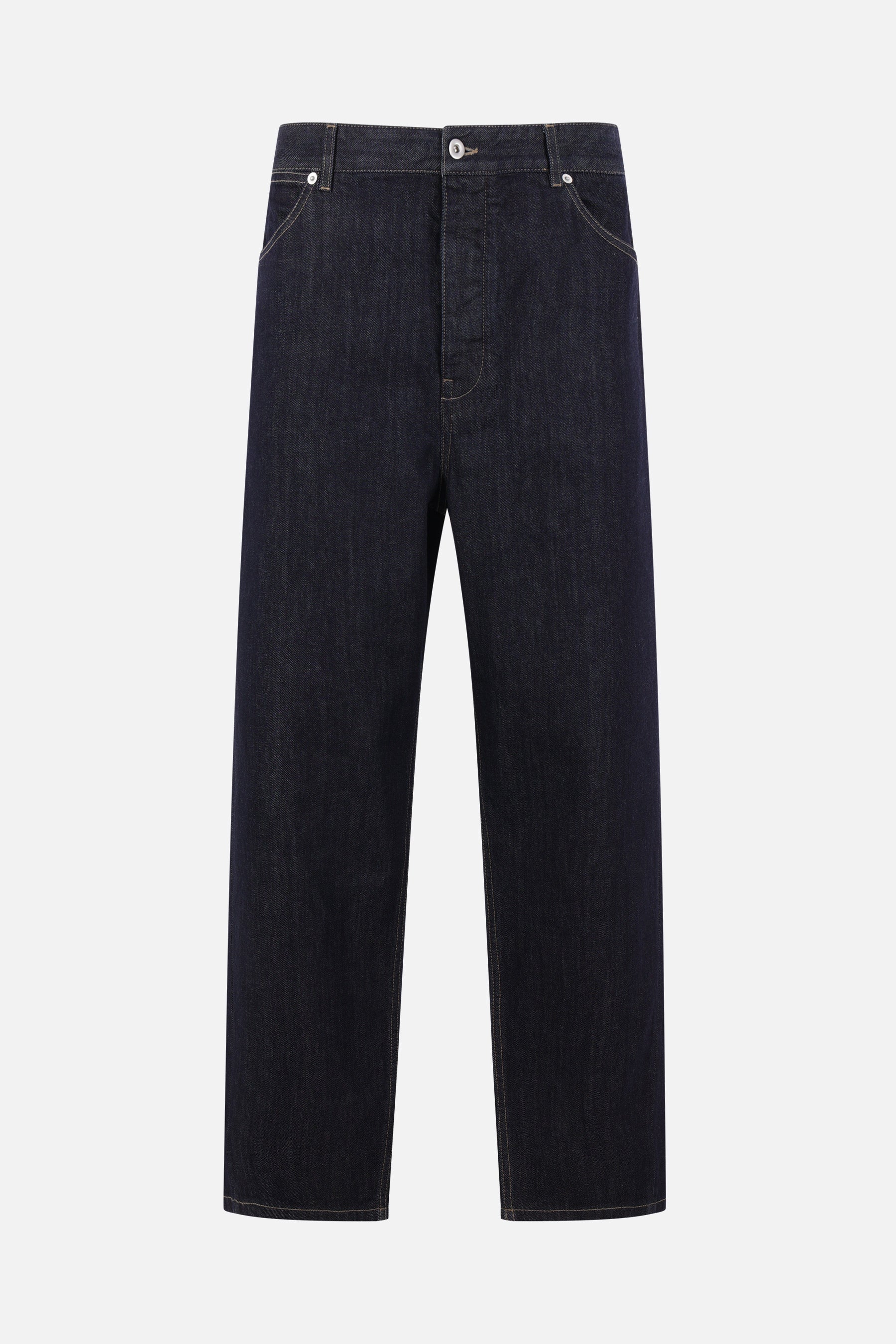 relaxed-fit jeans in denim