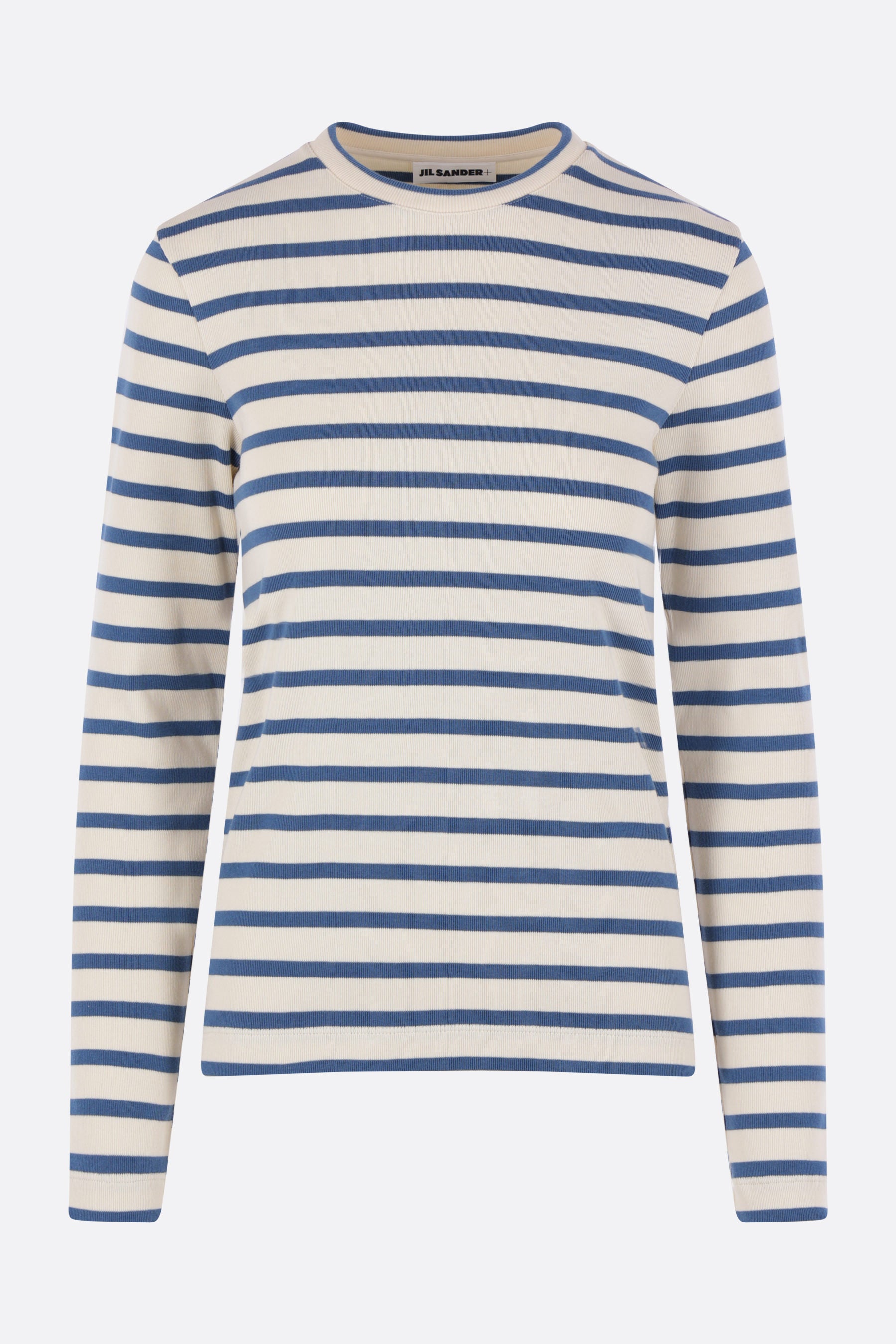 long-sleeve t-shirt in striped jersey