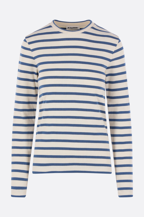 long-sleeve t-shirt in striped jersey