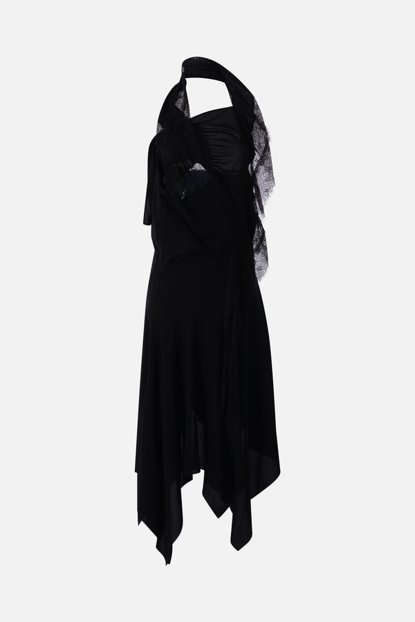 JUNYA WATANABE-Dresses-Midi Dresses-1BLACK JUNYA WATANABE-Dresses-Midi Dresses-1BLACK