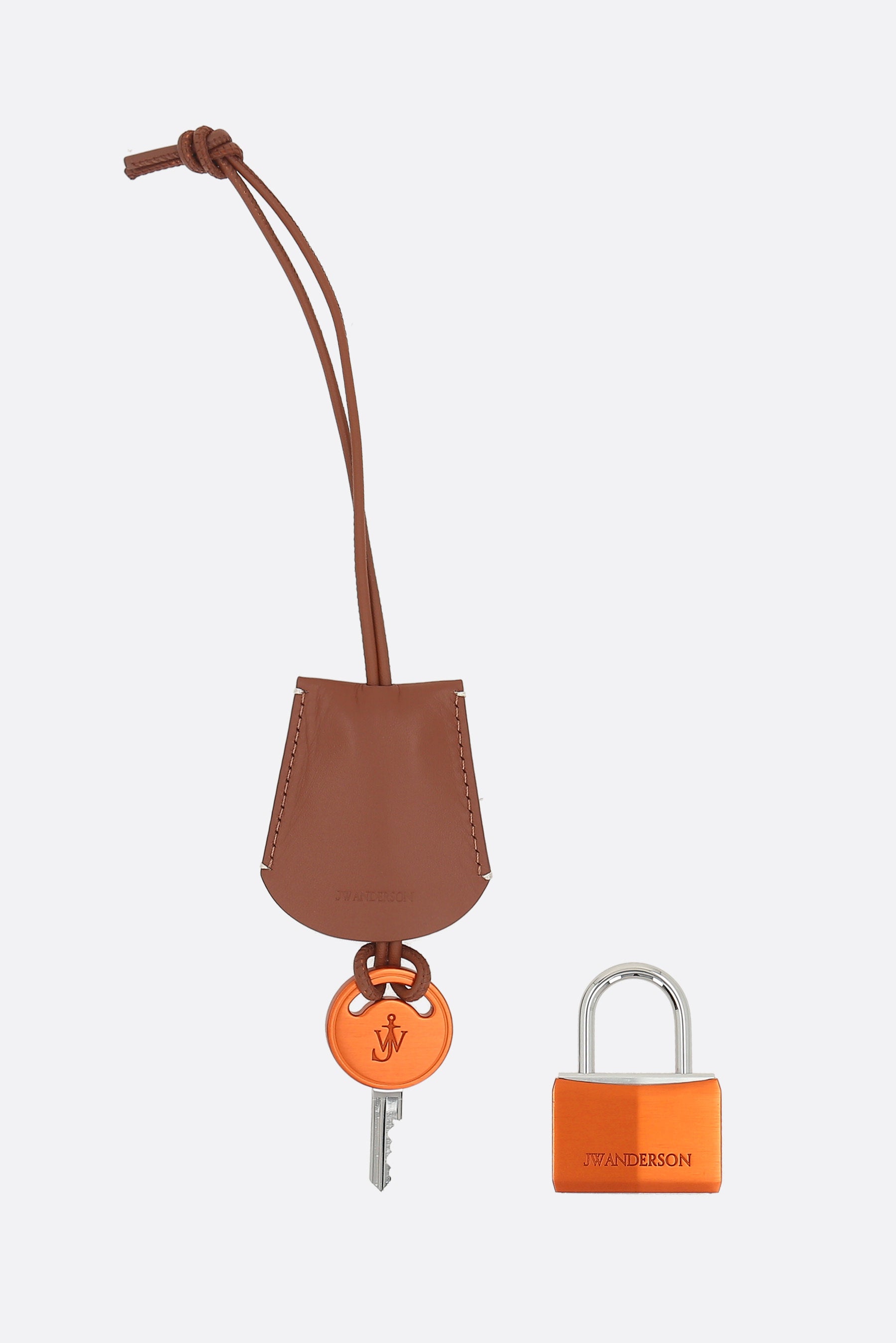 Padlock bag charm